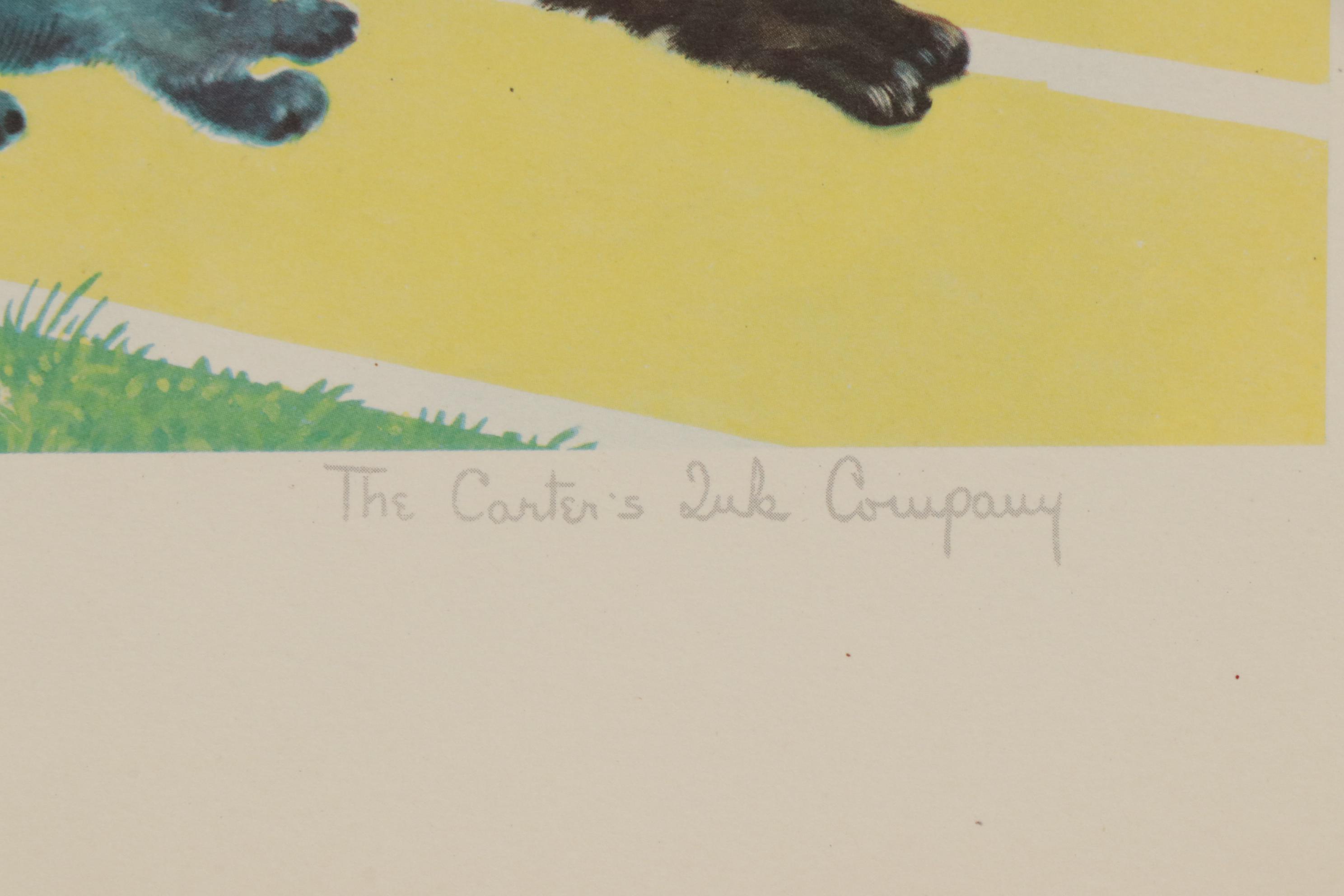 The Carter's Ink Company Advertising Prints "Carter's Kittens"