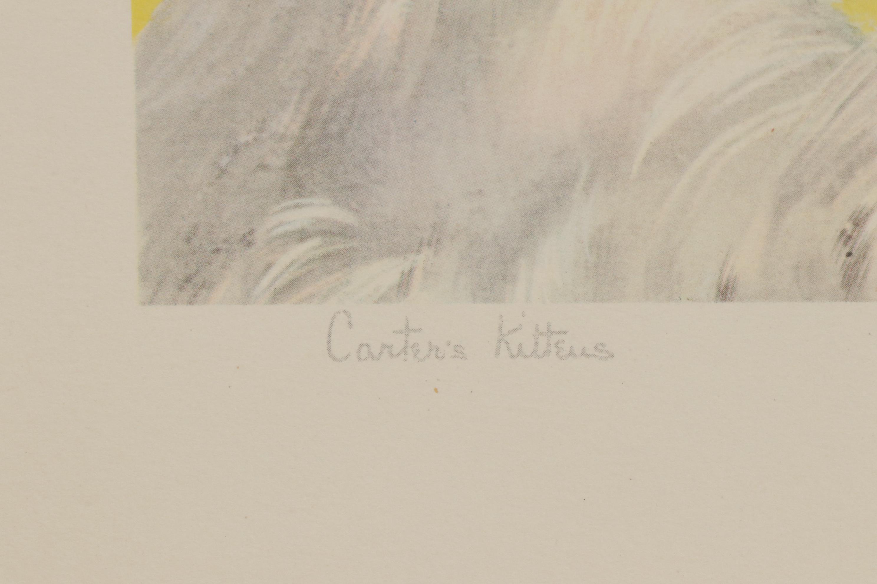 The Carter's Ink Company Advertising Prints "Carter's Kittens"