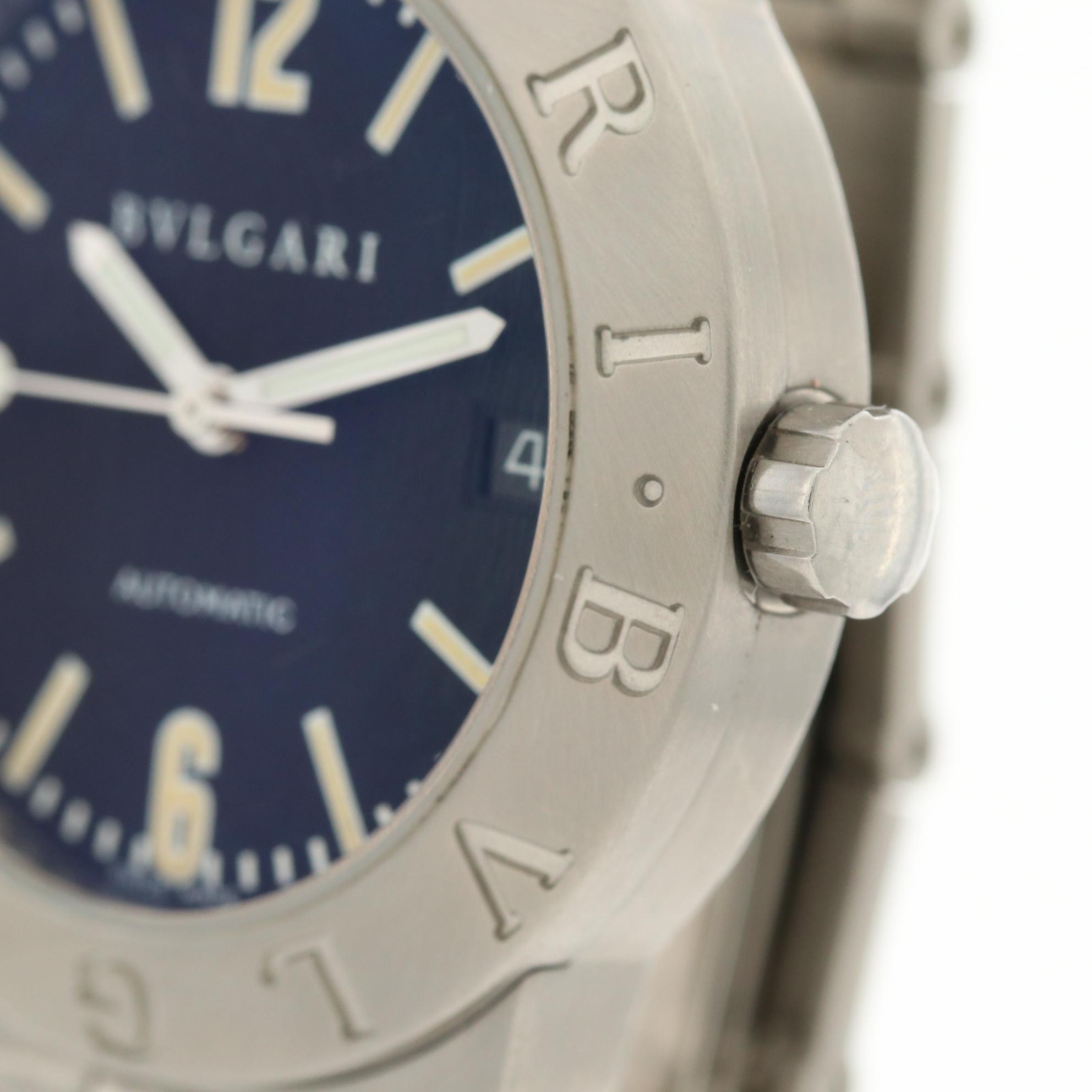 Bvlgari Diagono Stainless Steel Automatic Watch