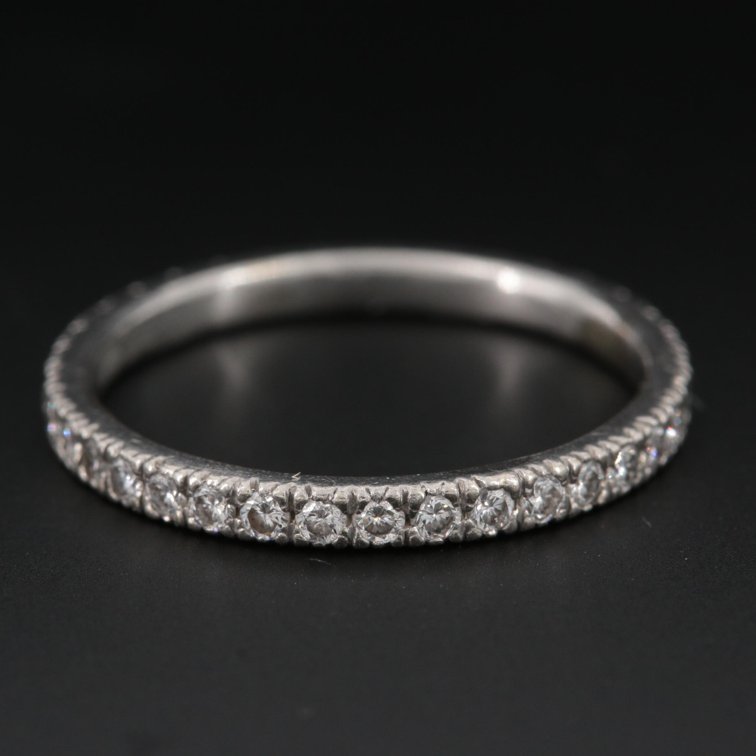 Platinum Diamond Eternity Band