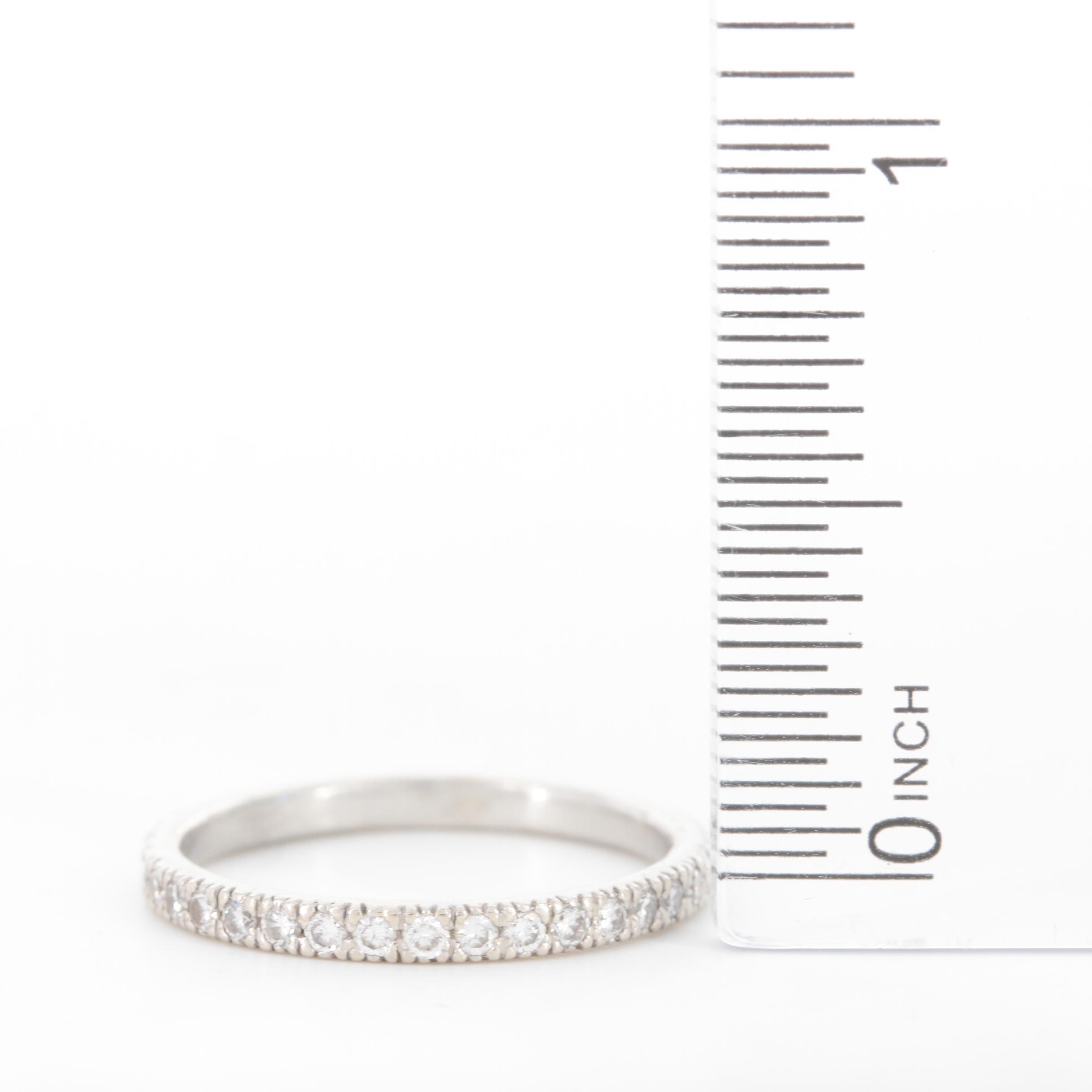 Platinum Diamond Eternity Band