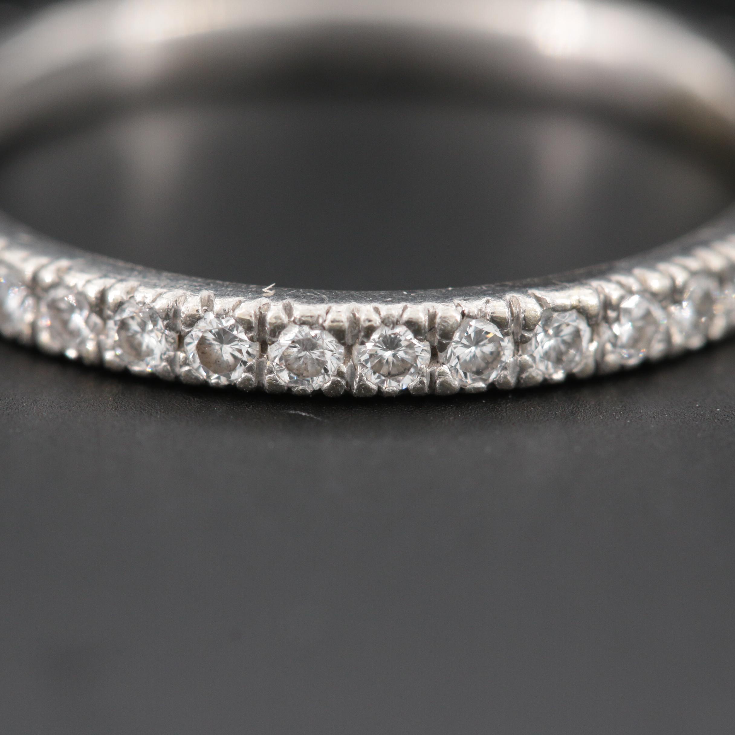 Platinum Diamond Eternity Band