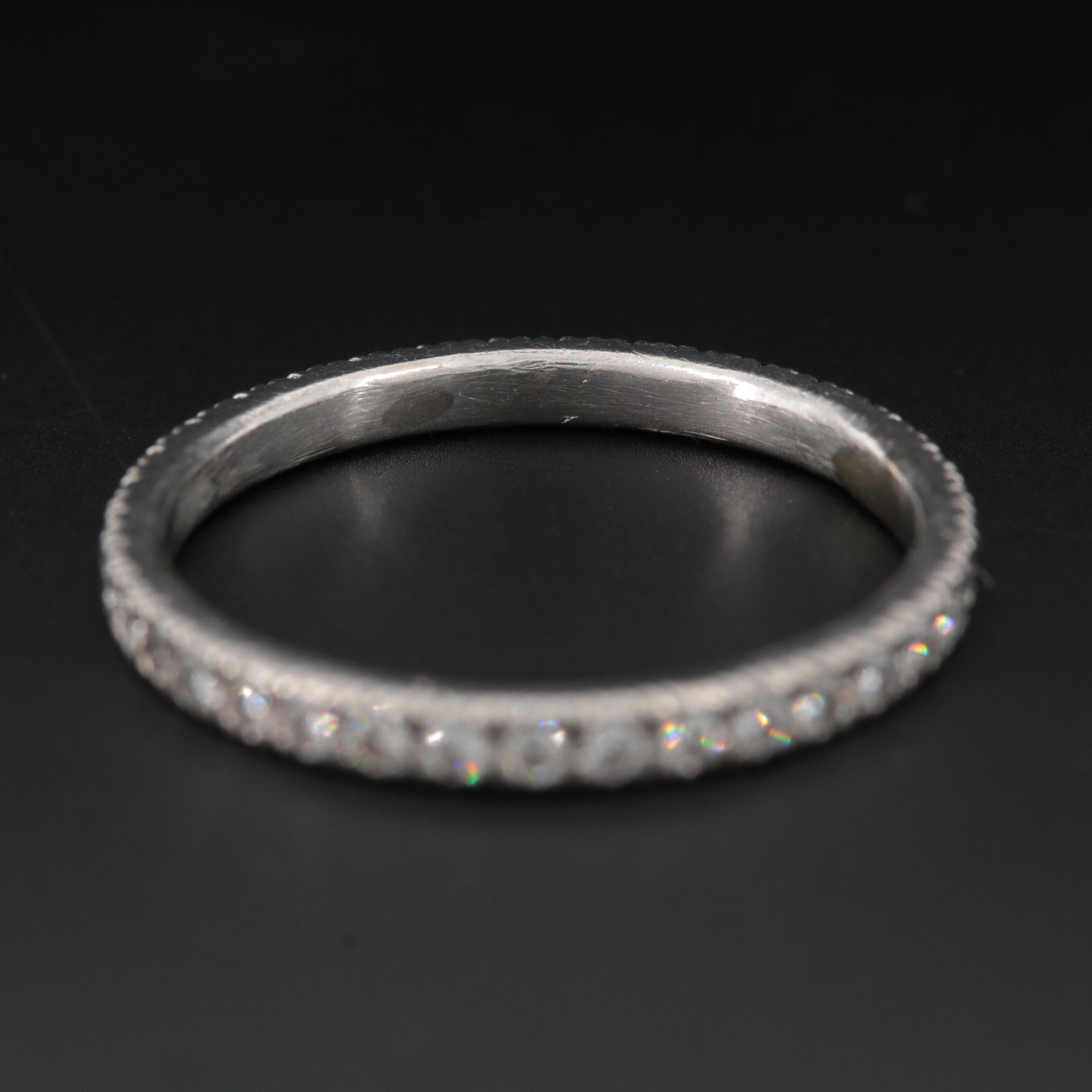Platinum Diamond Eternity Band