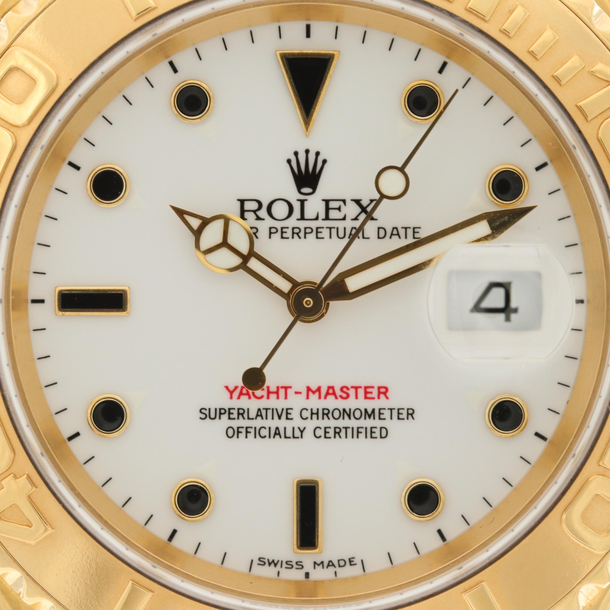 Rolex Yacht-Master 16628 18K Yellow Gold Automatic Watch