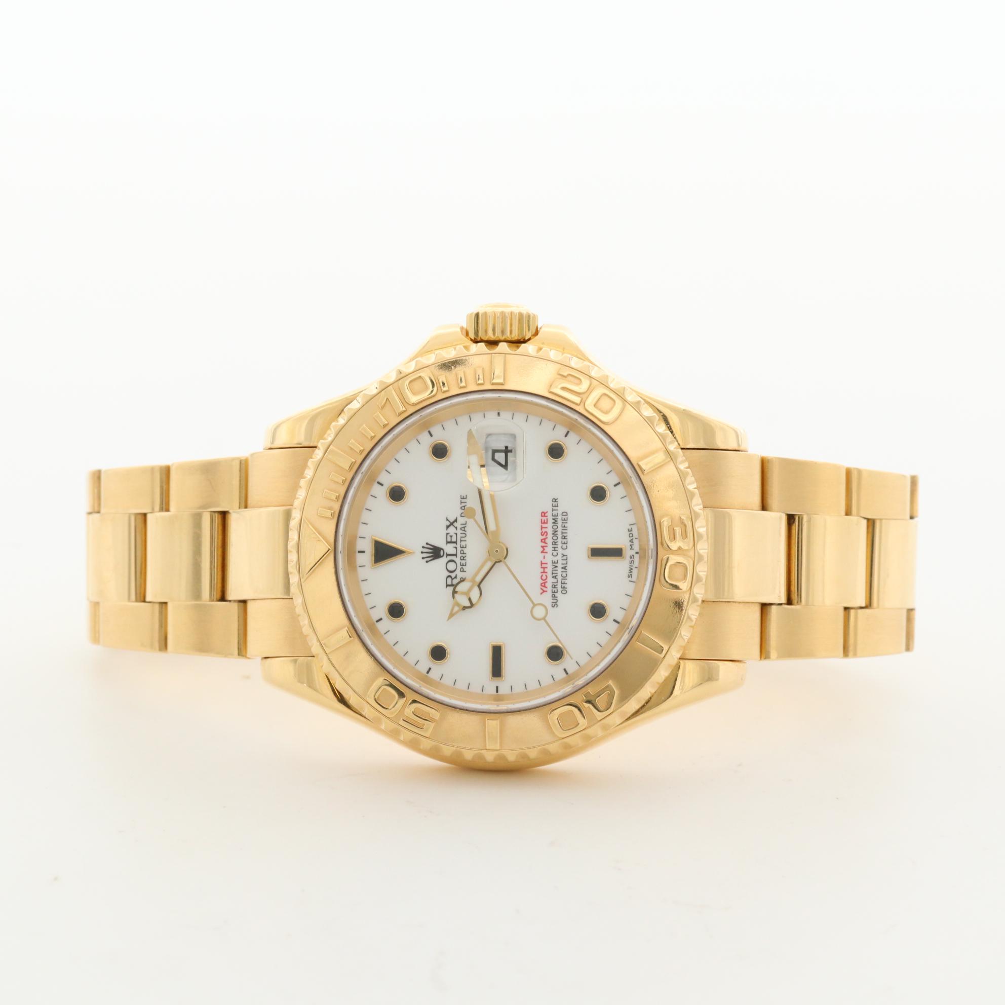 Rolex Yacht-Master 16628 18K Yellow Gold Automatic Watch