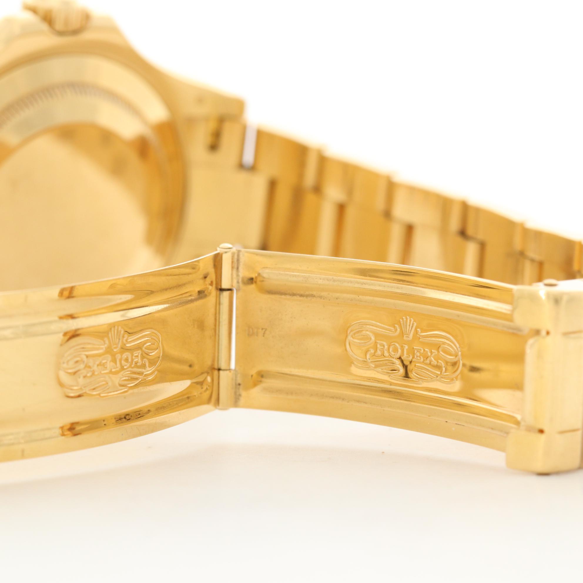 Rolex Yacht-Master 16628 18K Yellow Gold Automatic Watch