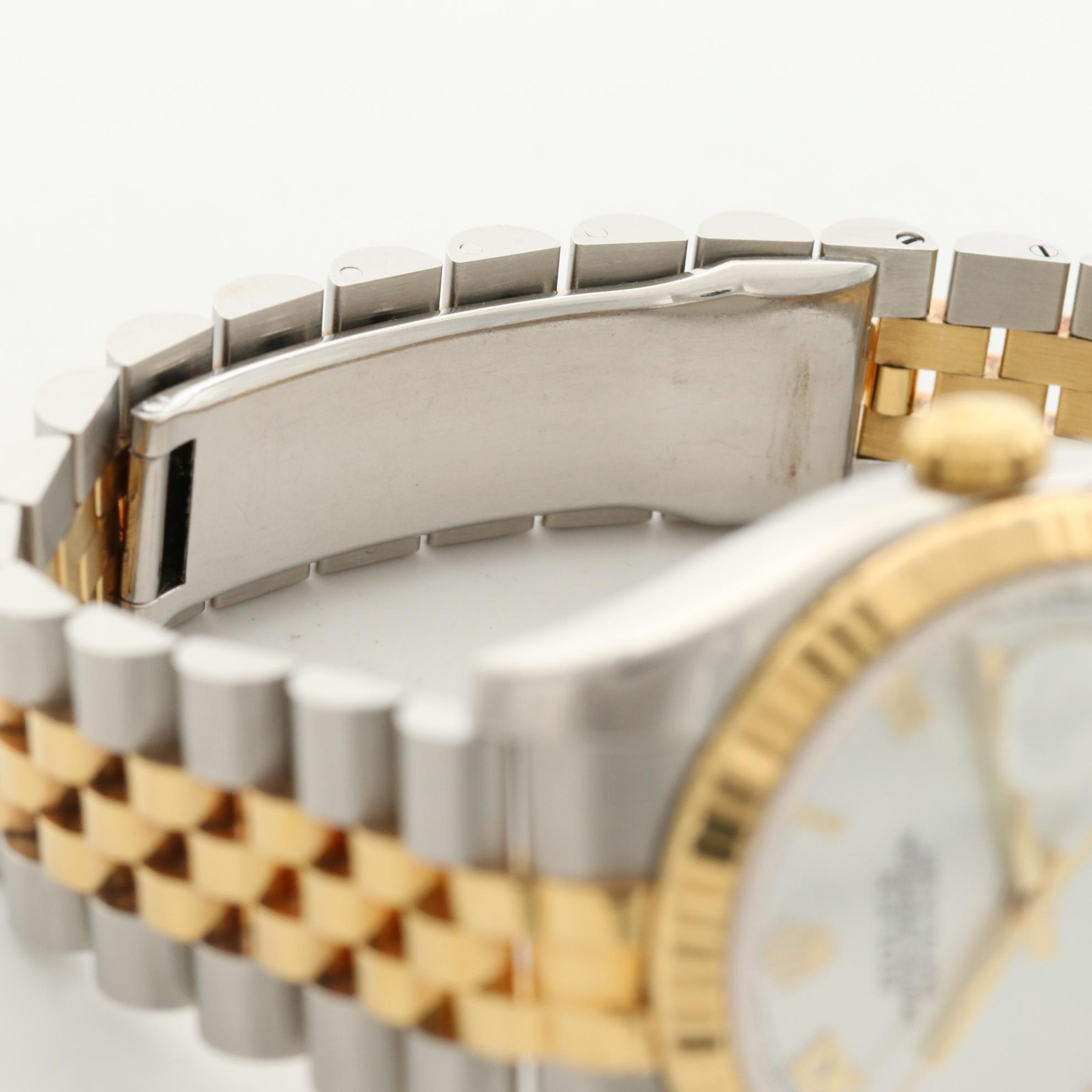 Rolex Datejust 18K Yellow Gold and Stainless Steel Watch, 2004
