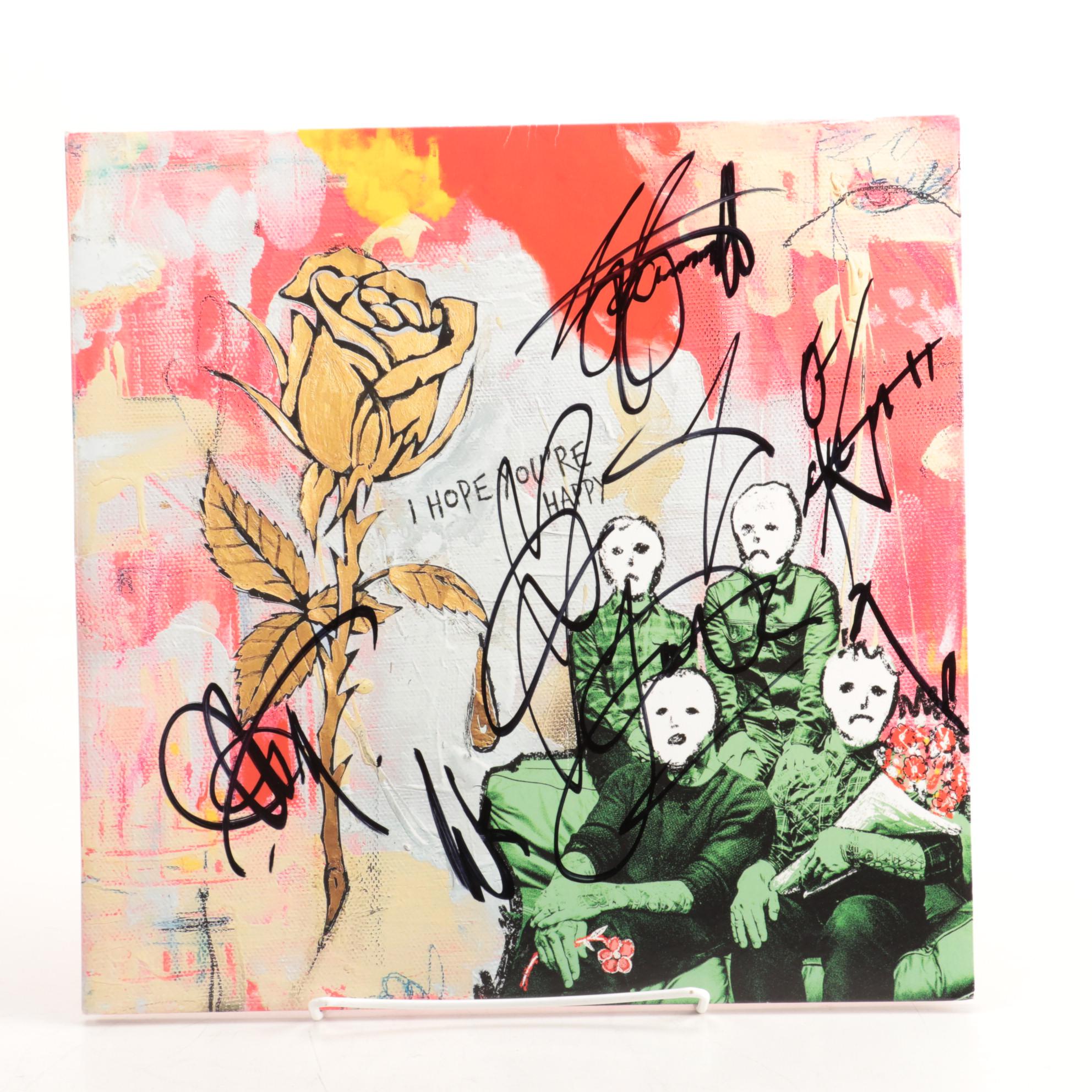 Blue October Signed Album Cover "I Hope You're Happy"