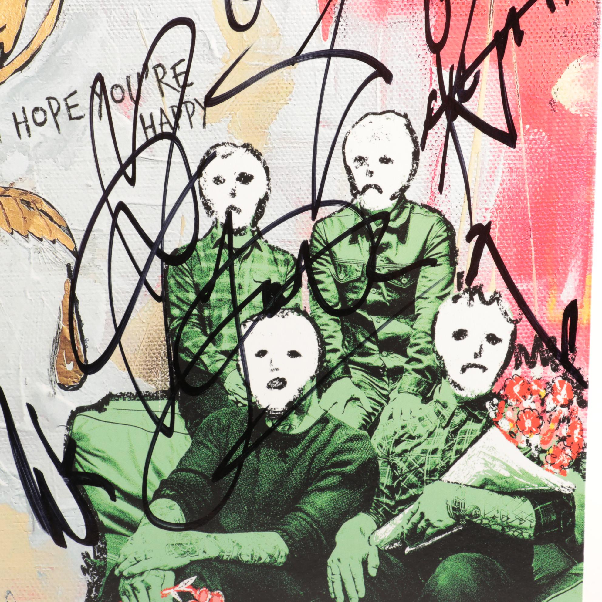 Blue October Signed Album Cover "I Hope You're Happy"