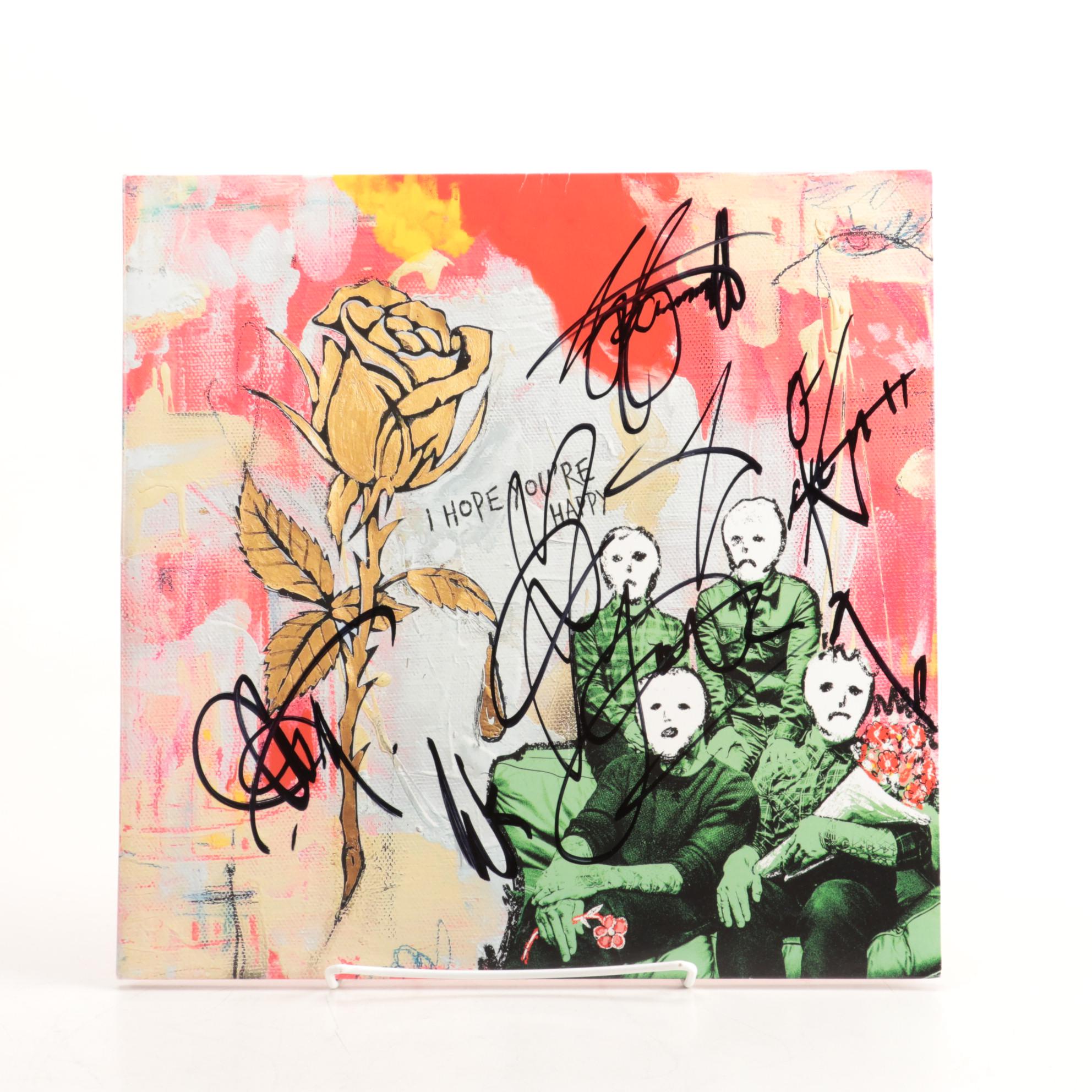 Blue October Signed Album Cover "I Hope You're Happy"