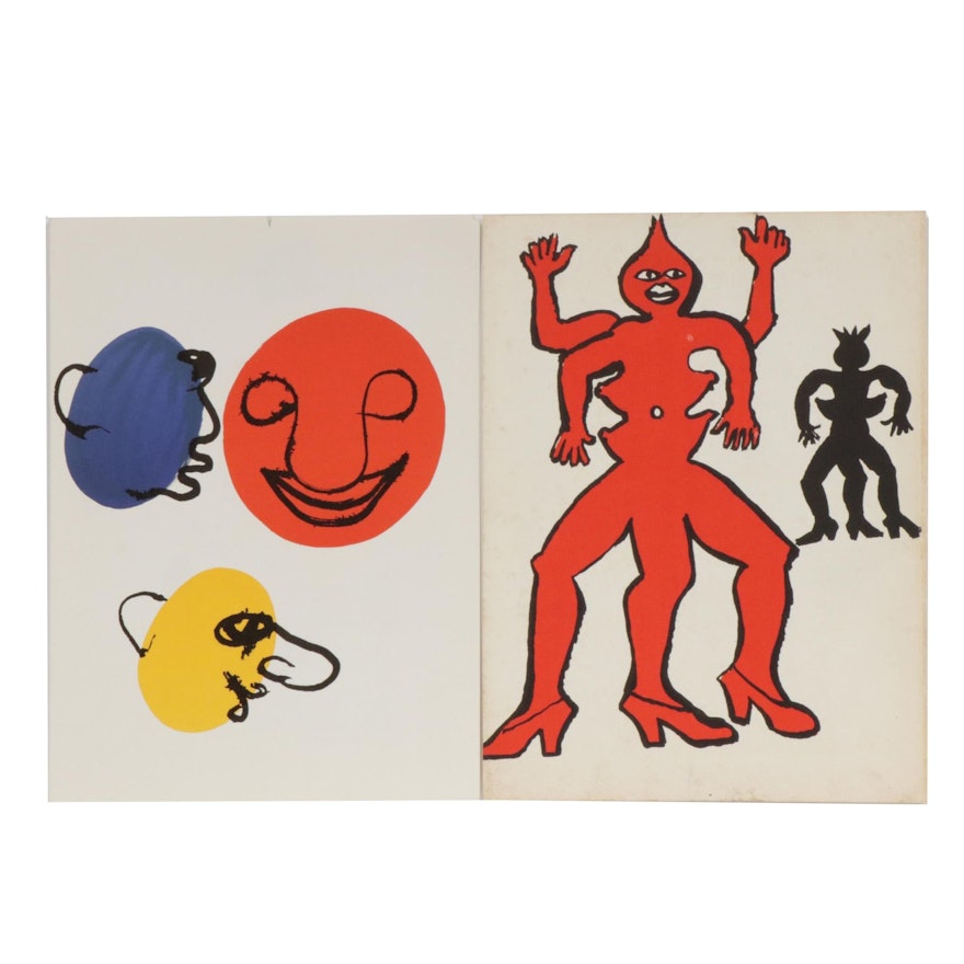 Alexander Calder Color Lithographs for "Derrière le Miroir"