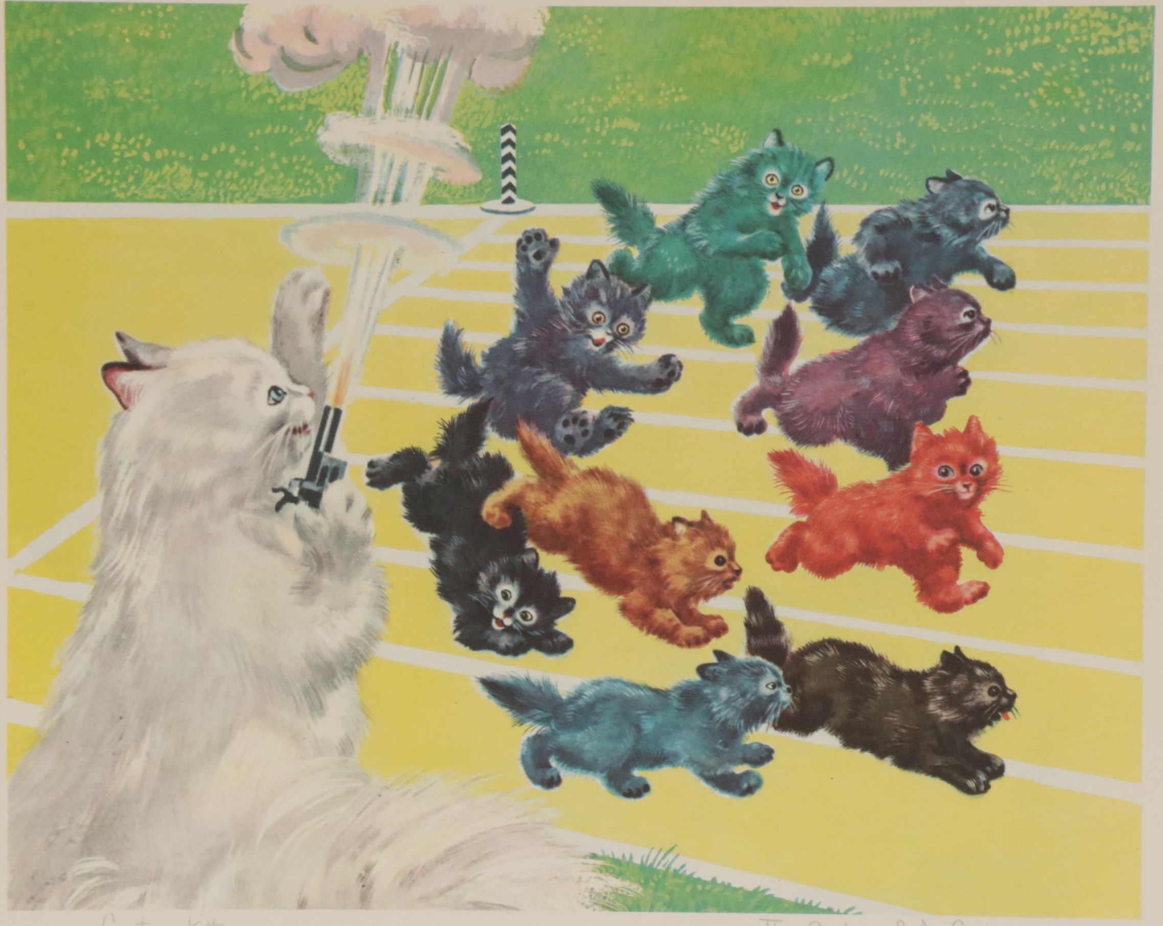 The Carter's Ink Company Advertising Prints "Carter's Kittens"