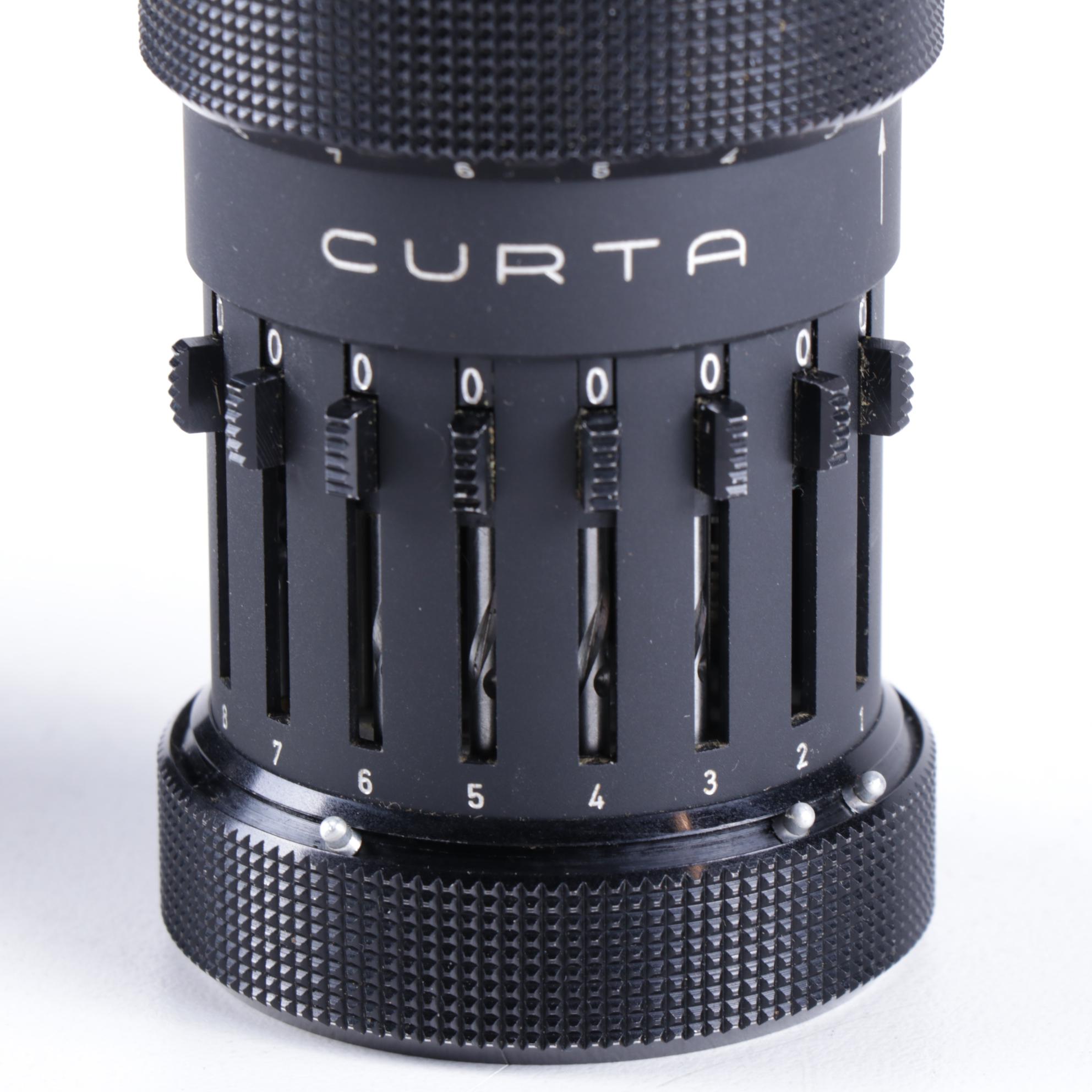 Curta Type I Mechanical Calculator by Contina Ltd Mauren, Mid-Century