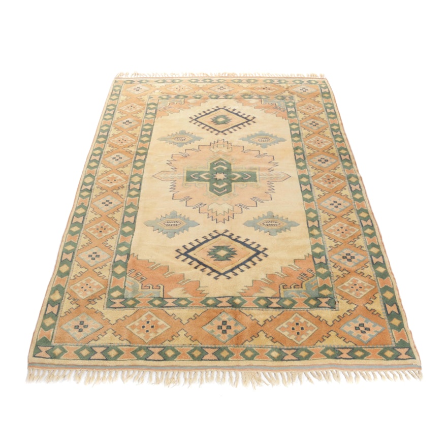 7'4 x 11'0 Hand-Knotted Turkish Village Rug