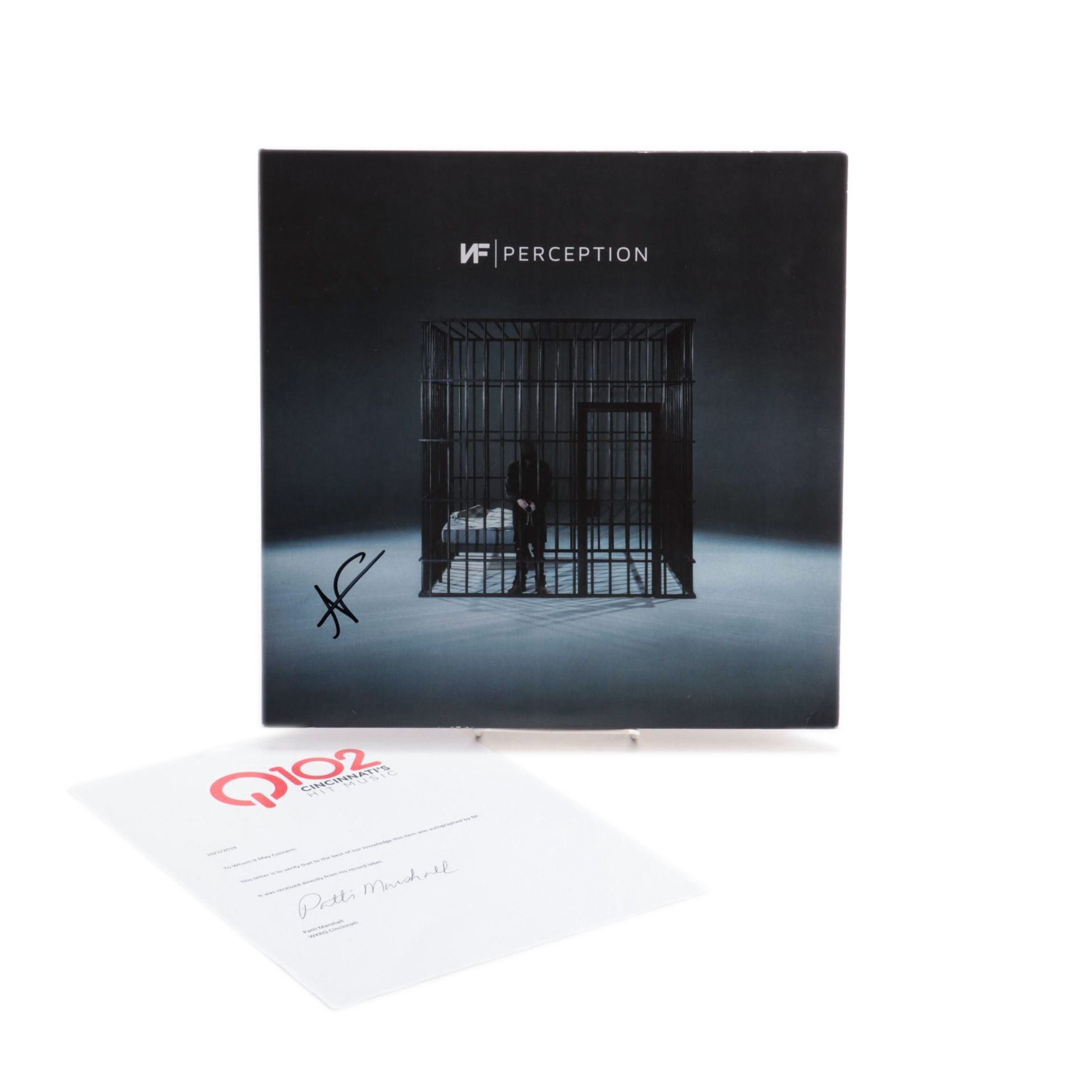 NF Signed "Perception" Album Cover
