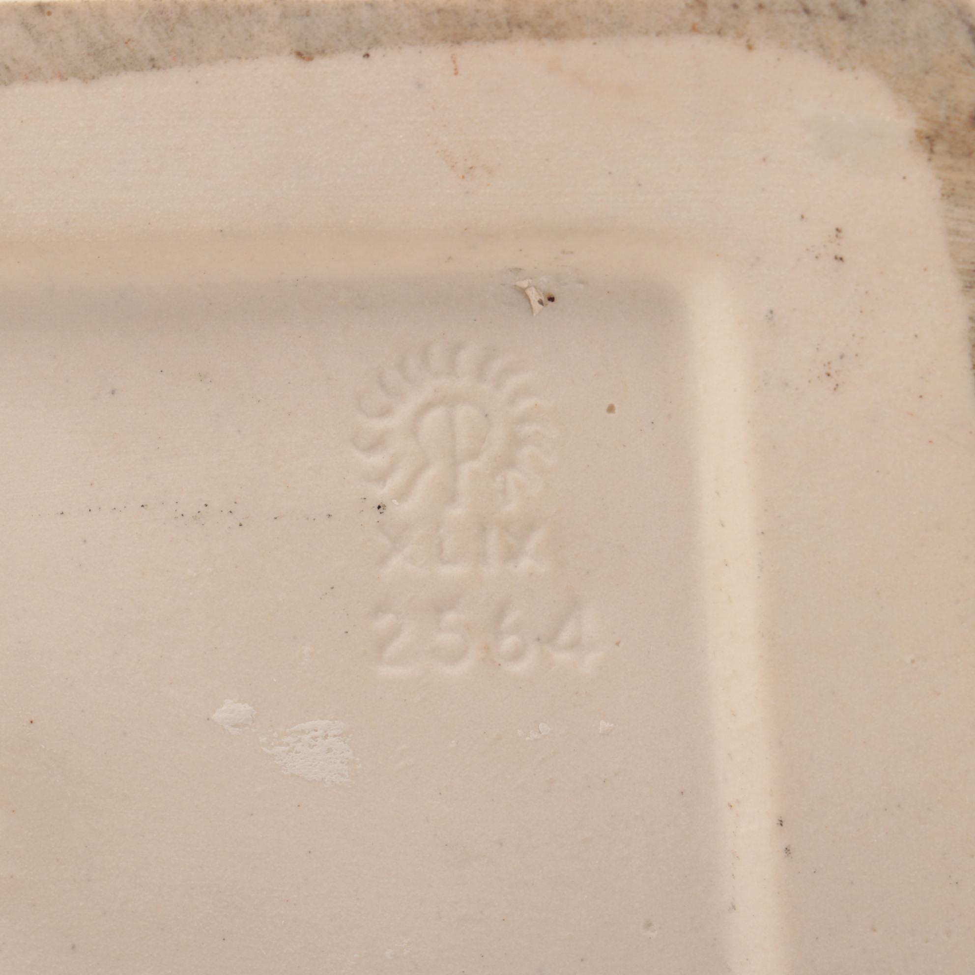 Rookwood Pottery Green Glazed Panther Bookends after William McDonald, 1949