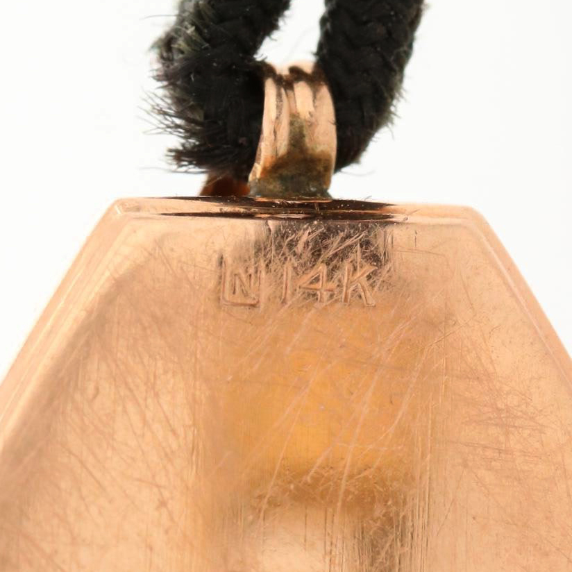 Vintage Aerni 14K Rose Gold Stem Wind Watch