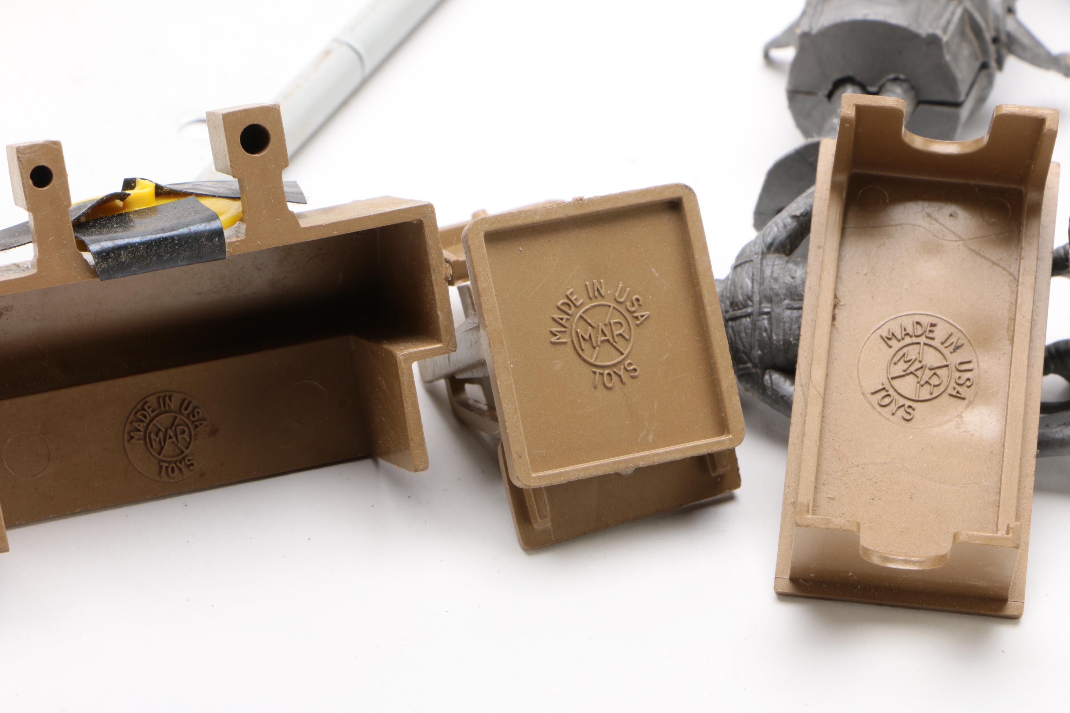 Louis Marx Operation Moon Base Toy Play Set with Box, circa 1965