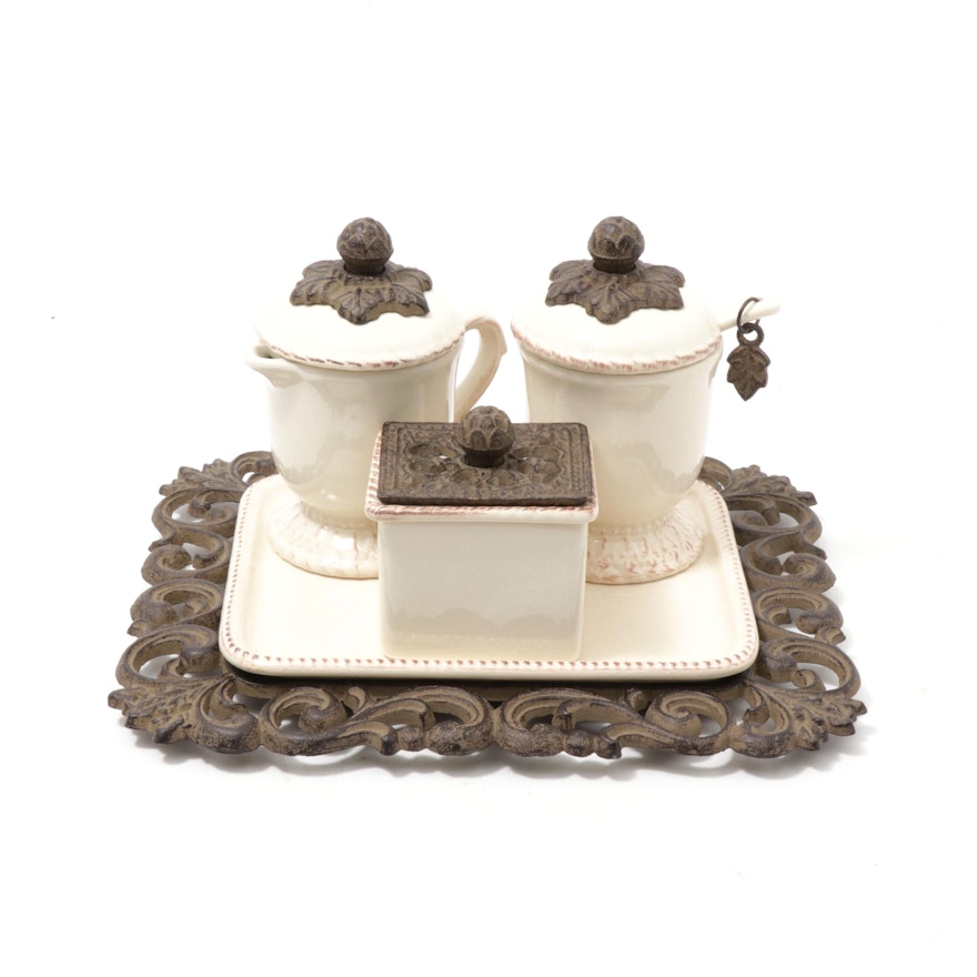 GG Collection "Gracious Goods" Acanthus Tea Set