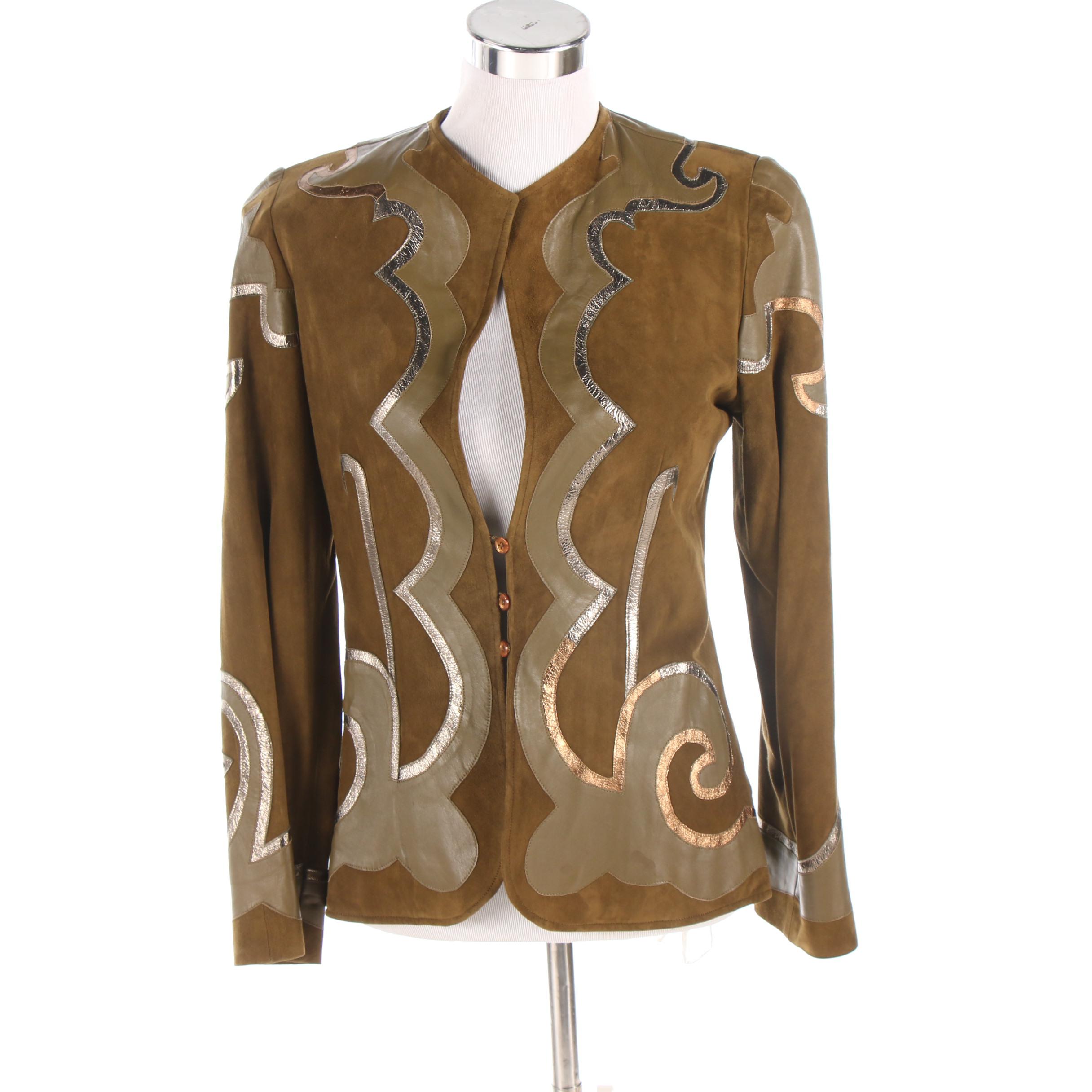 Giorgio Sant'Angelo Suede Jacket, Bob Mackie Sweater and Other Separates