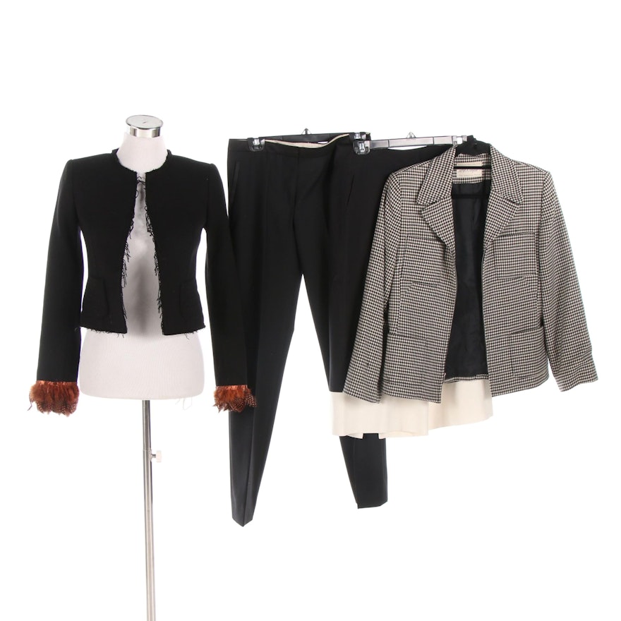 Chloé Black Trousers, Lord & Taylor Jacket and Other Separates