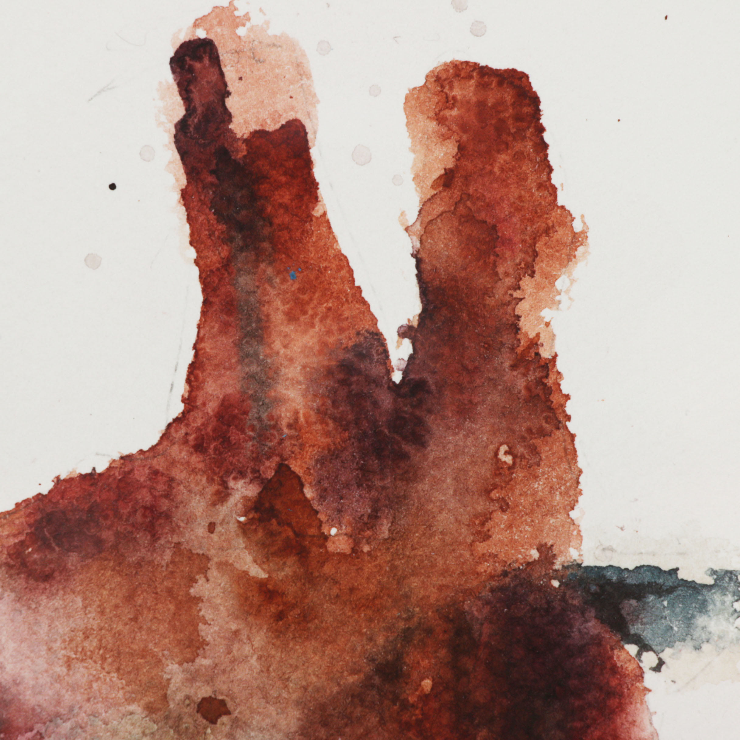 Watercolor Painting of a Giraffe