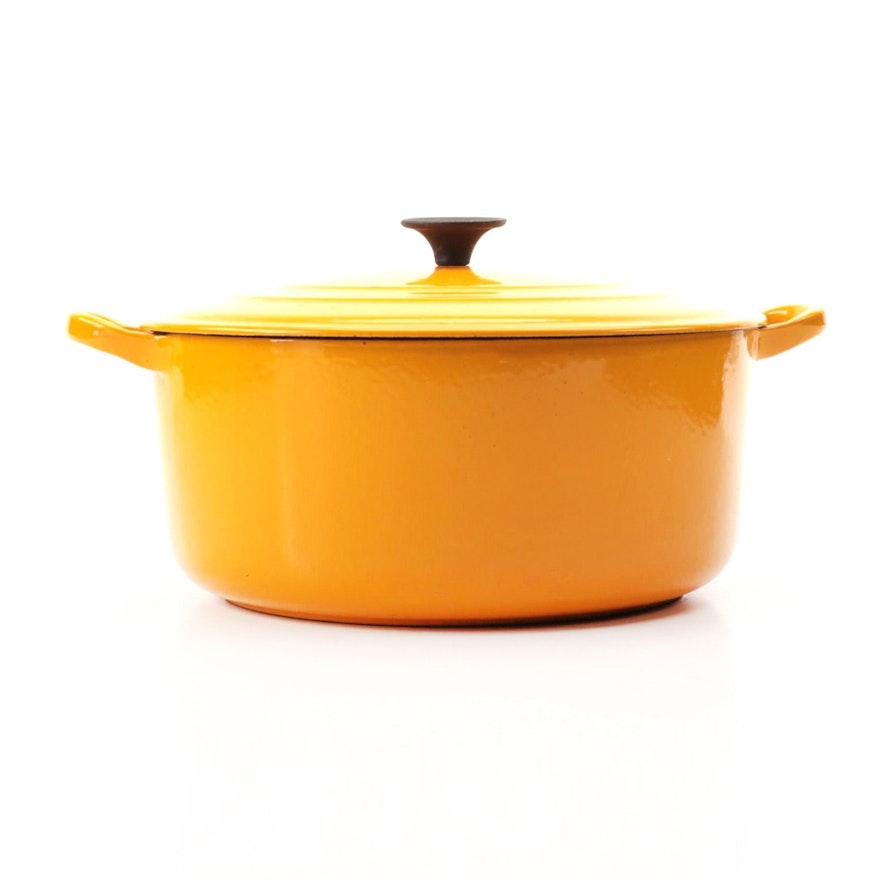 Le Creuset Mustard Yellow Enameled Cast Iron 4.5 qt. Dutch Oven