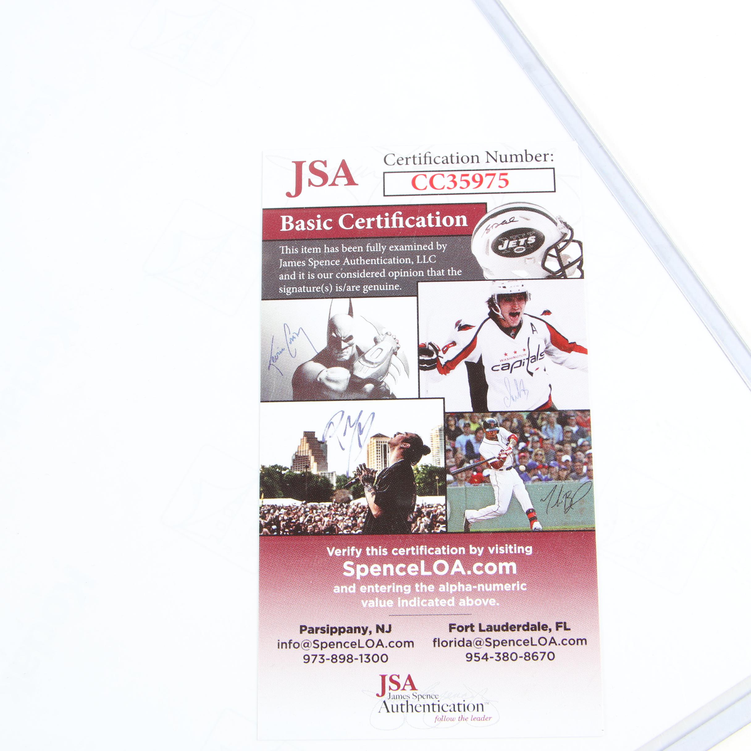 Larry Thomas Autographed "The Soup Nazi" Color Photograph with COA