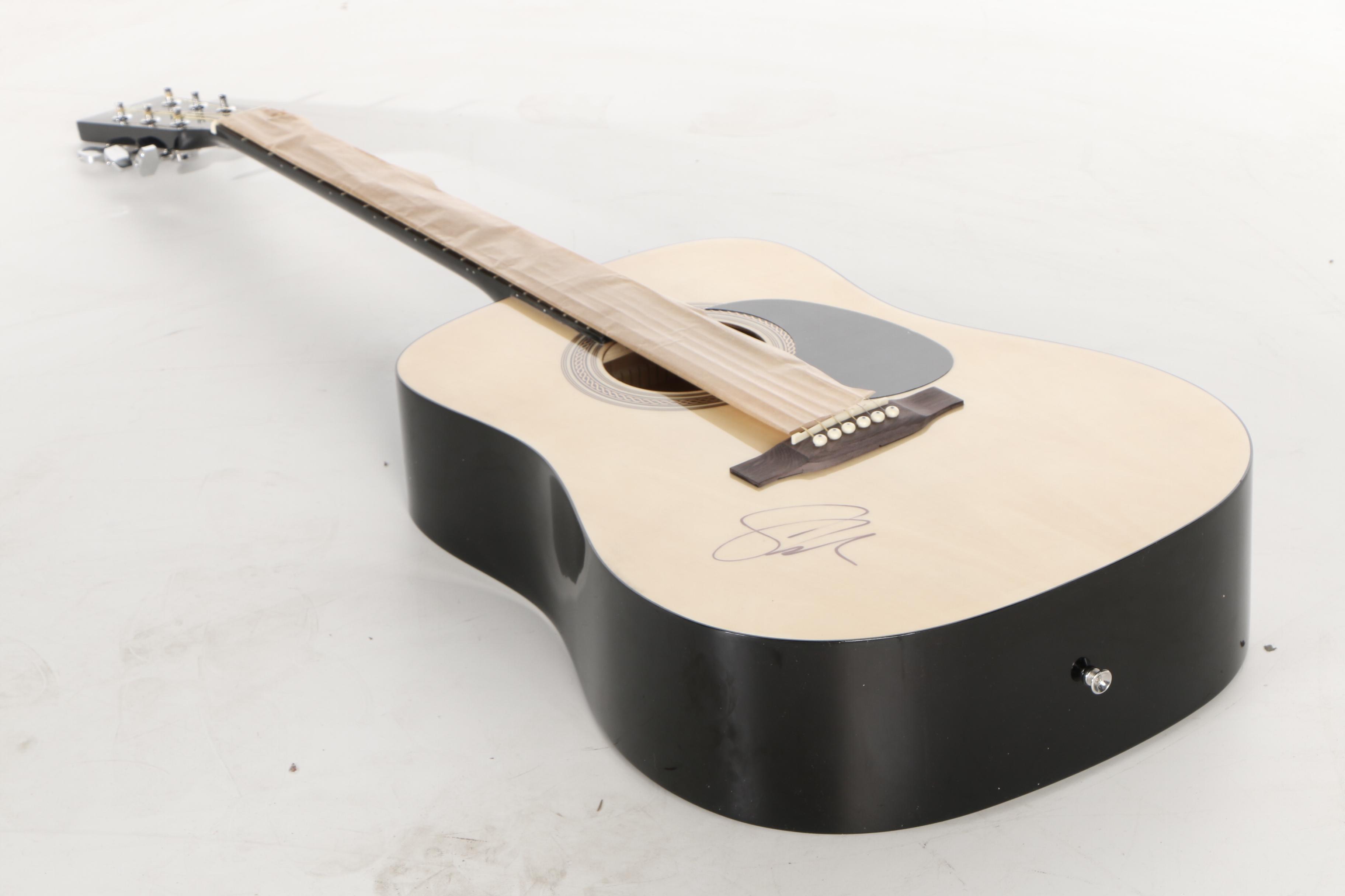 Shawn Mendes Signed Rogue Acoustic Guitar