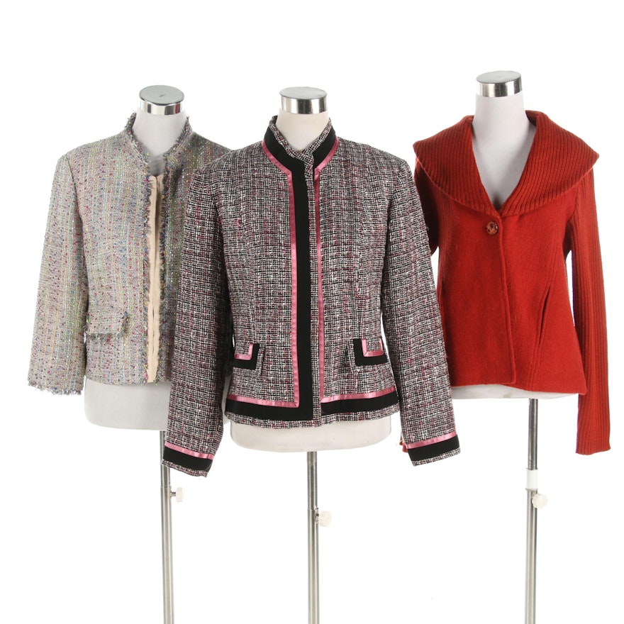 Willi Smith and Dressbarn Tweed and Knit Jackets