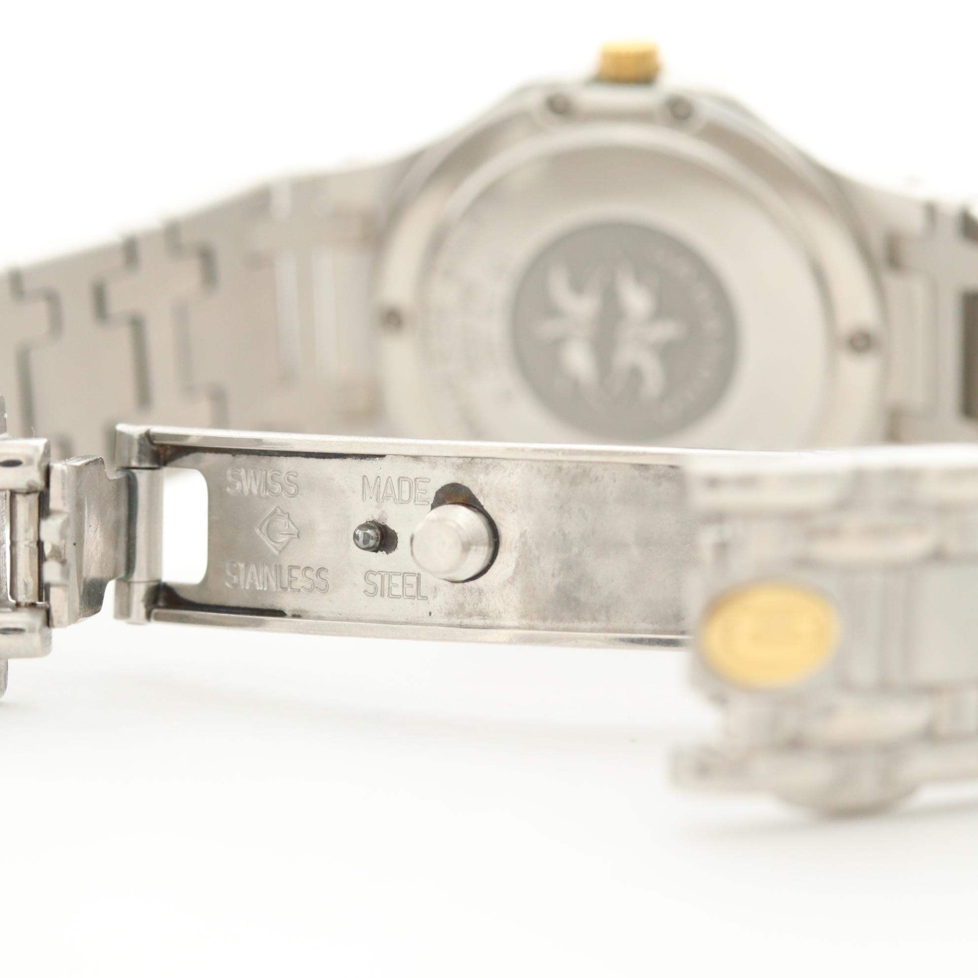 Concord Saratoga 18K Gold and Stainless Steel Quartz Watch With Date