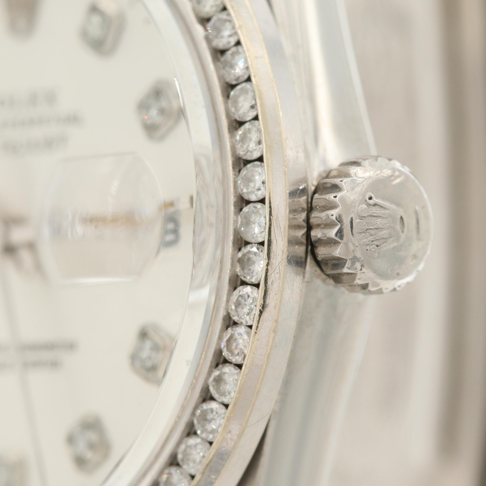 Rolex Datejust 14K Gold and Stainless Steel 1.45 CTW Diamond Watch