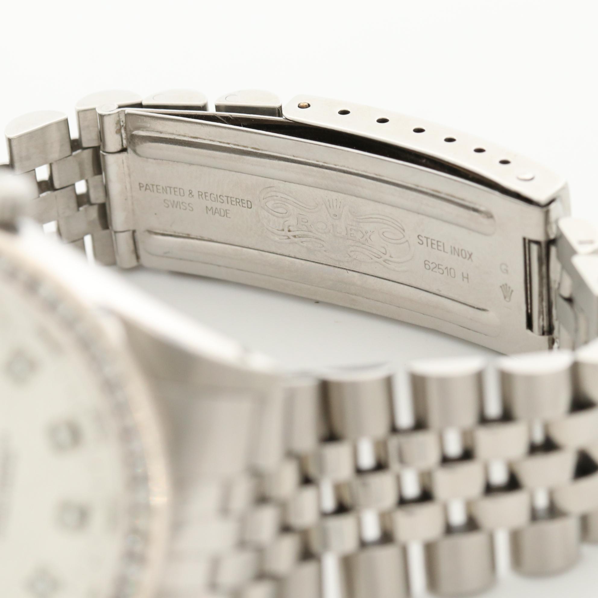 Rolex Datejust 14K Gold and Stainless Steel 1.45 CTW Diamond Watch