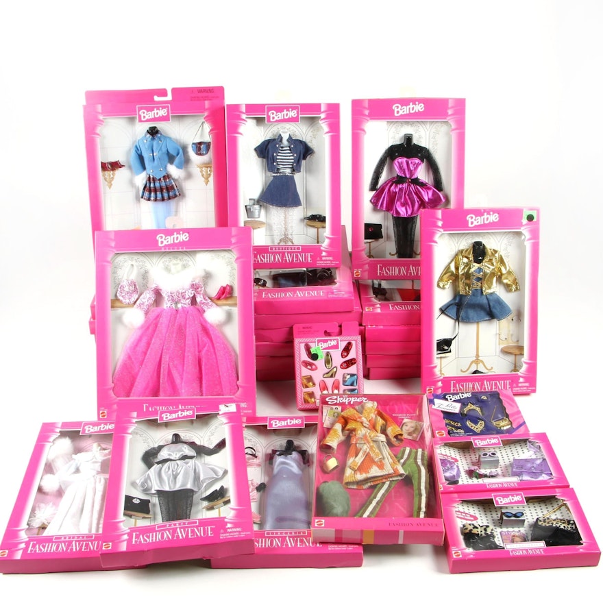 Barbie and Ken "Fashion Avenue Collection" Clothing and Accessories