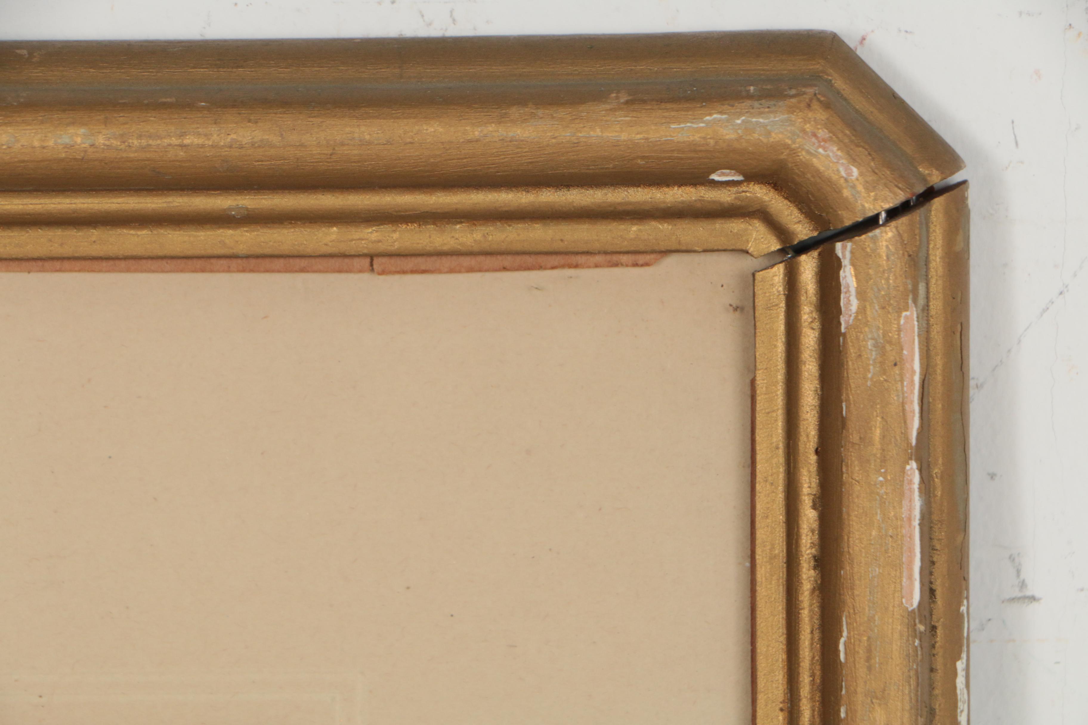 Sands Coat of Arms Gouache Painting, 1921