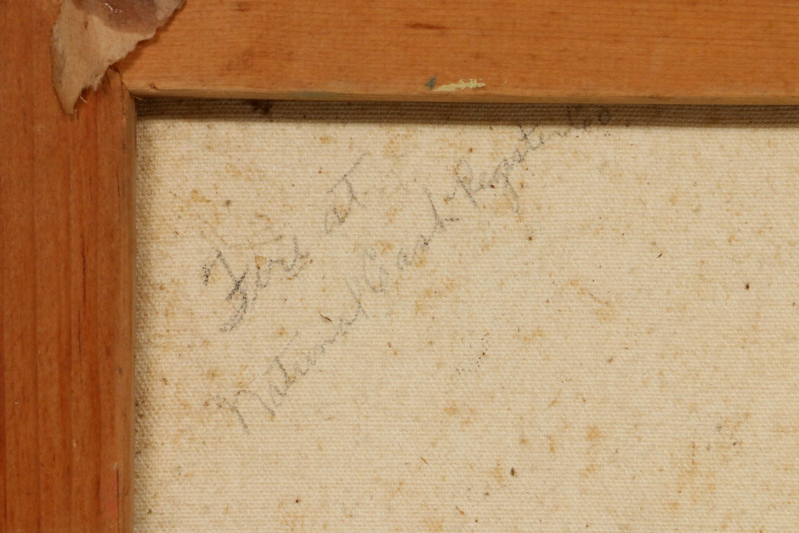 Gerald "Jerry" Page Oil Painting "Fire at National Register"