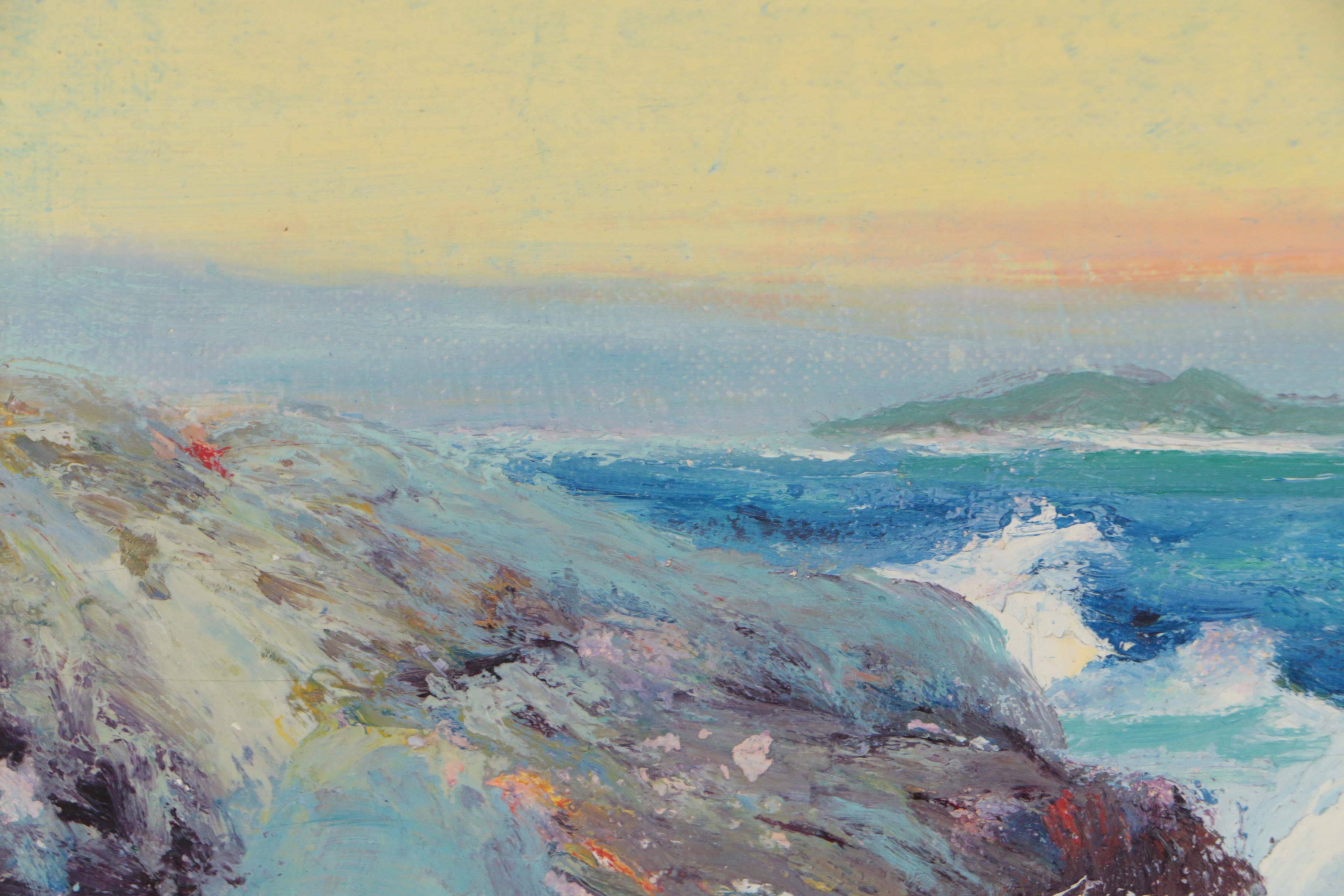 Henry Edward Bedford Seascape Oil Painting, 1930