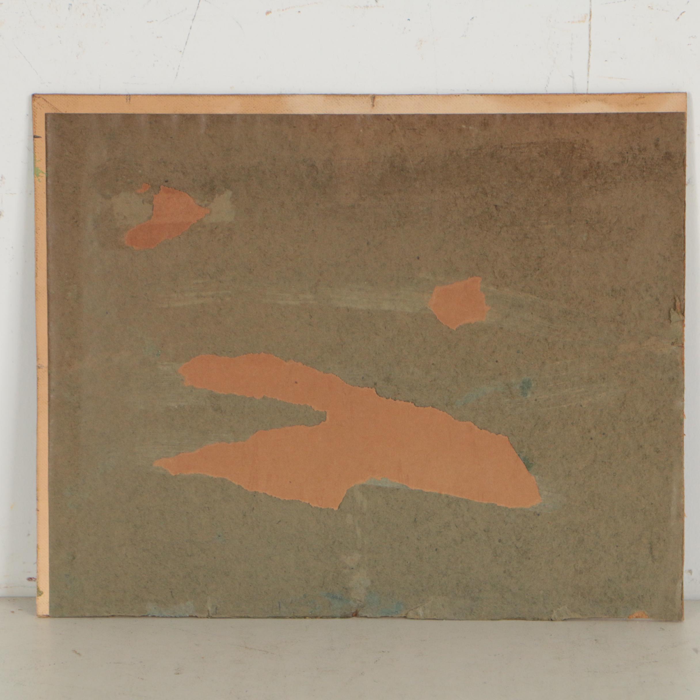 Henry Edward Bedford Seascape Oil Painting, 1930