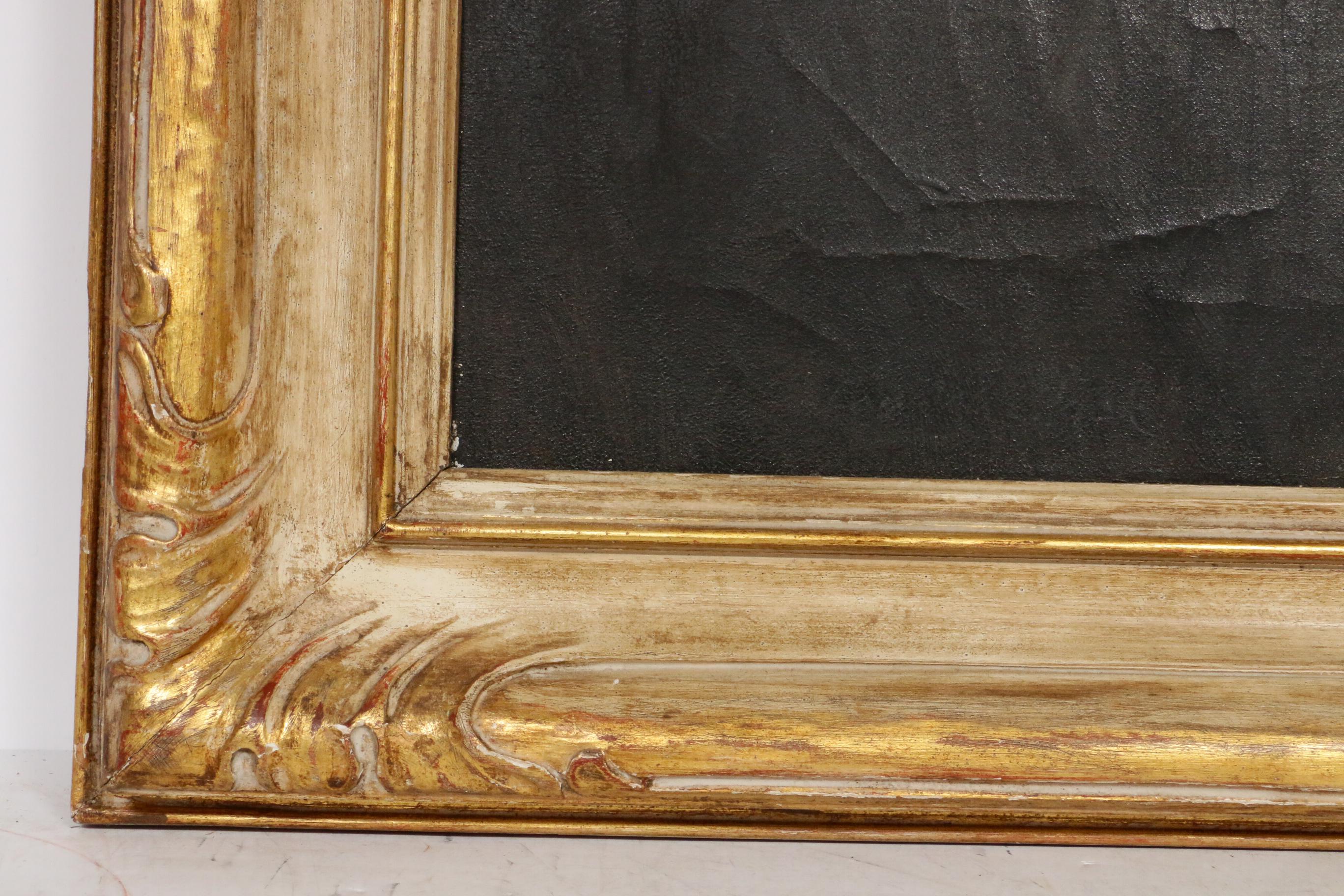 Mid 20th Century Portrait Oil Painting