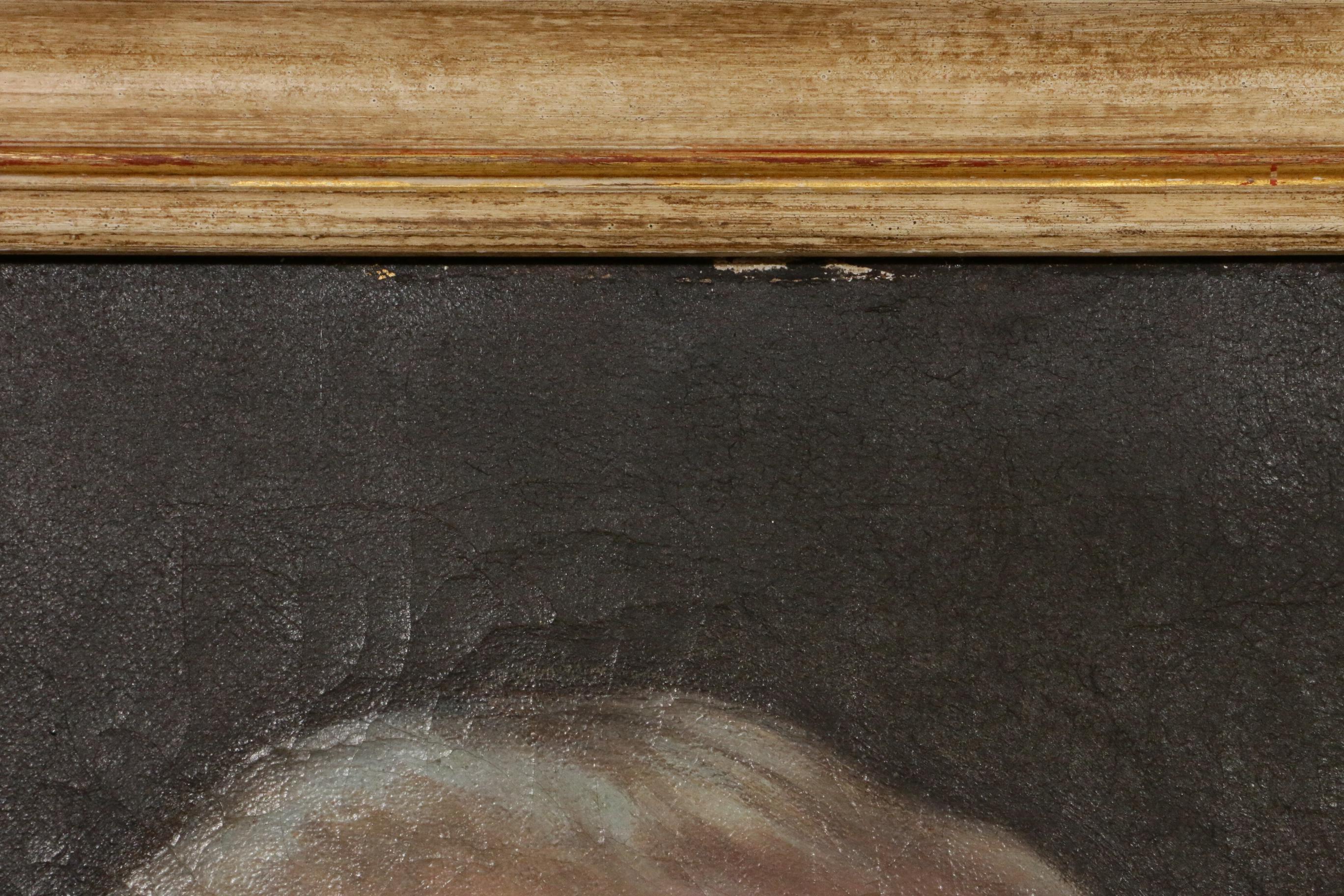 Mid 20th Century Portrait Oil Painting