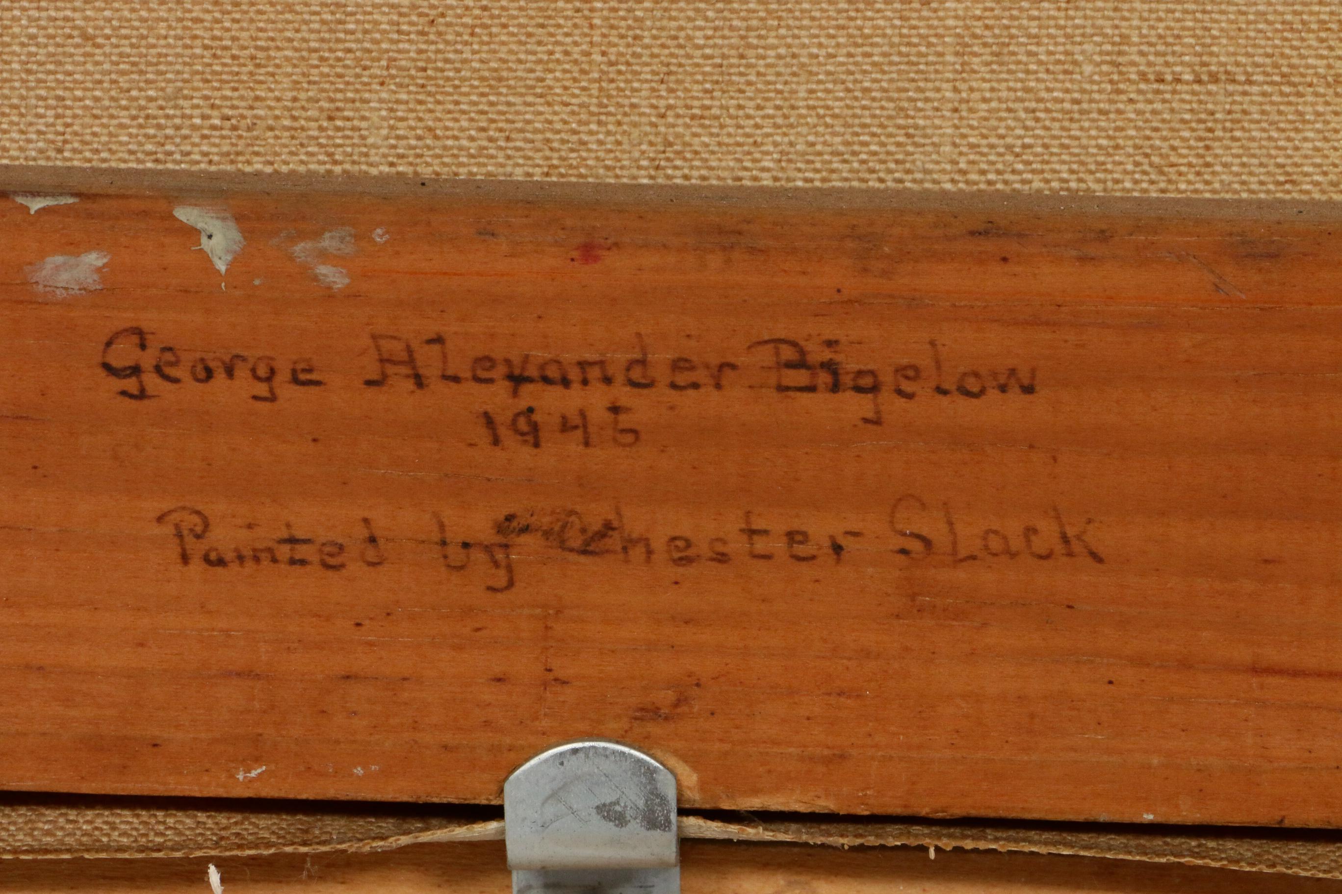 Mid 20th Century Portrait Oil Painting