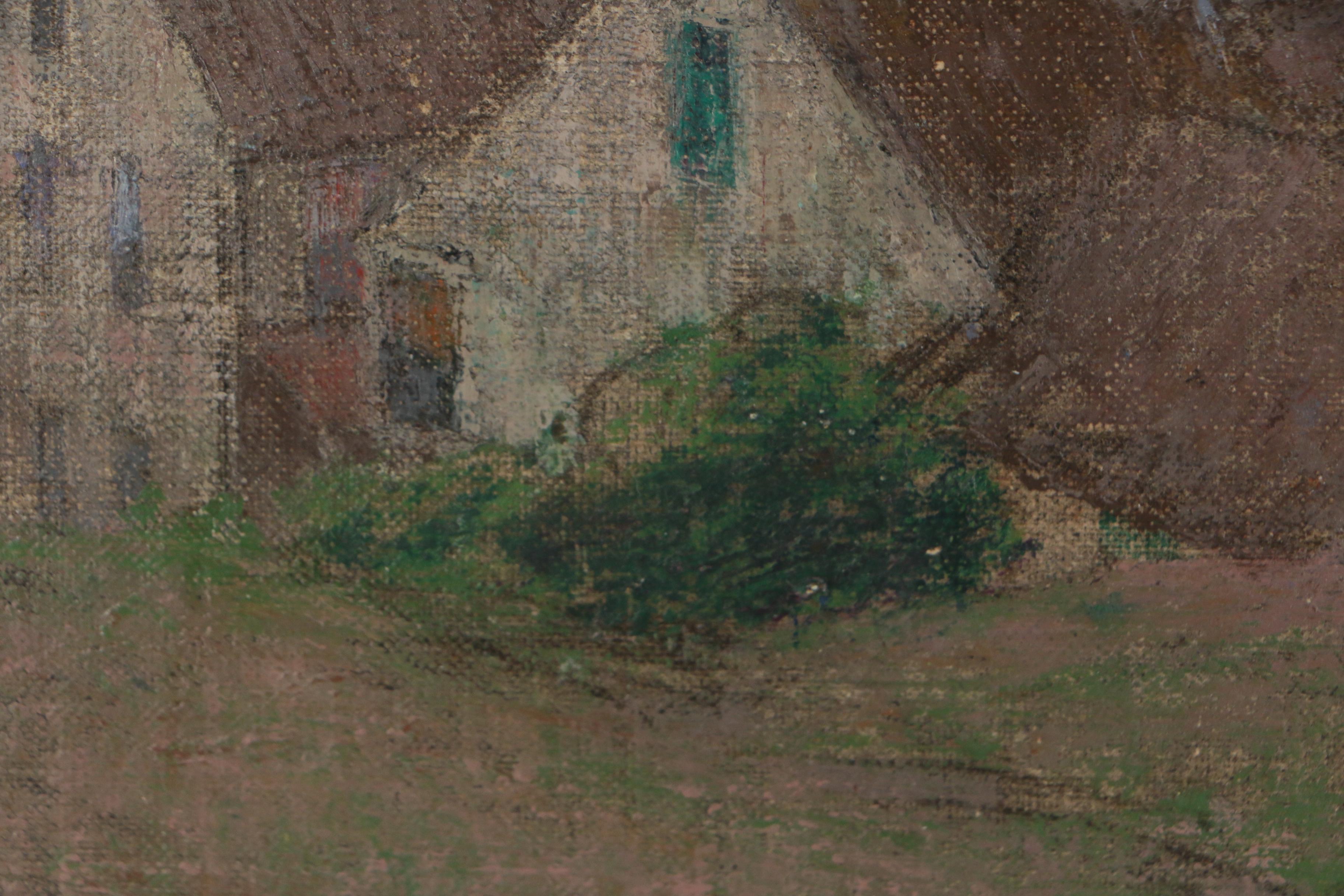 Henry Golden Dearth Oil Painting "Summer Twilight", Early 20th Century