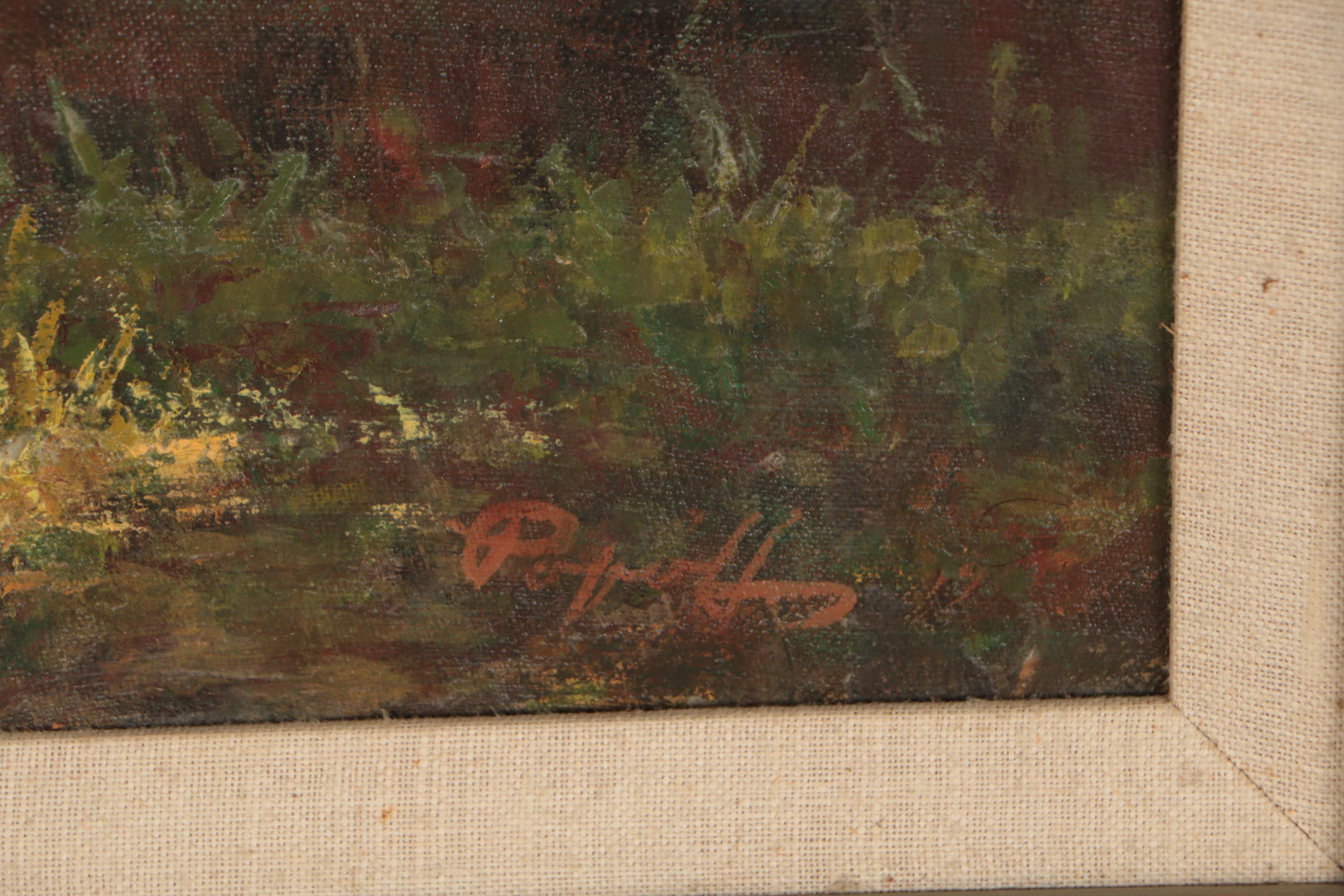 Christo Popoff Oil Painting "Santuario de Chimayo", 1977