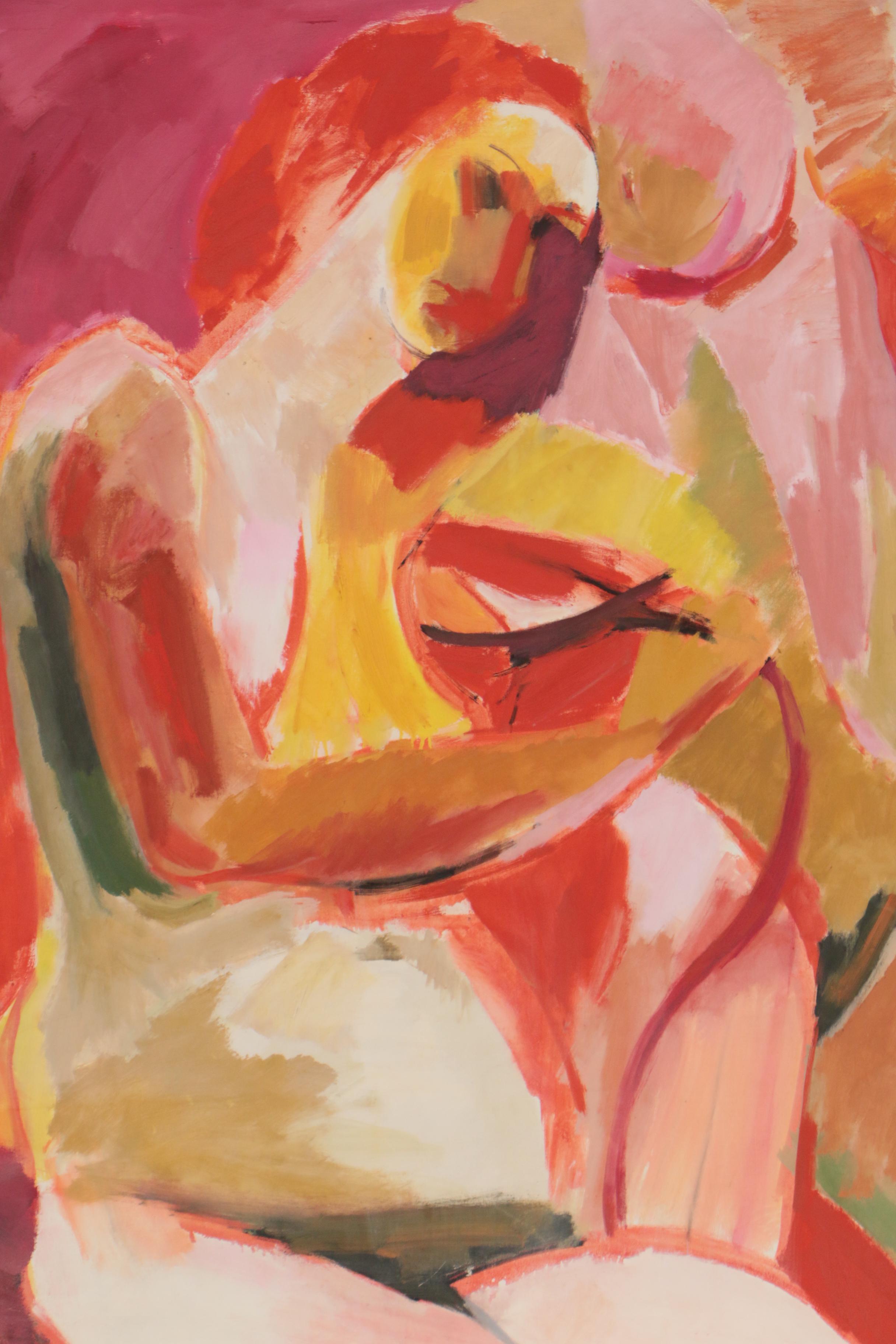 Estelle Laibson Oil Painting "Two Women"