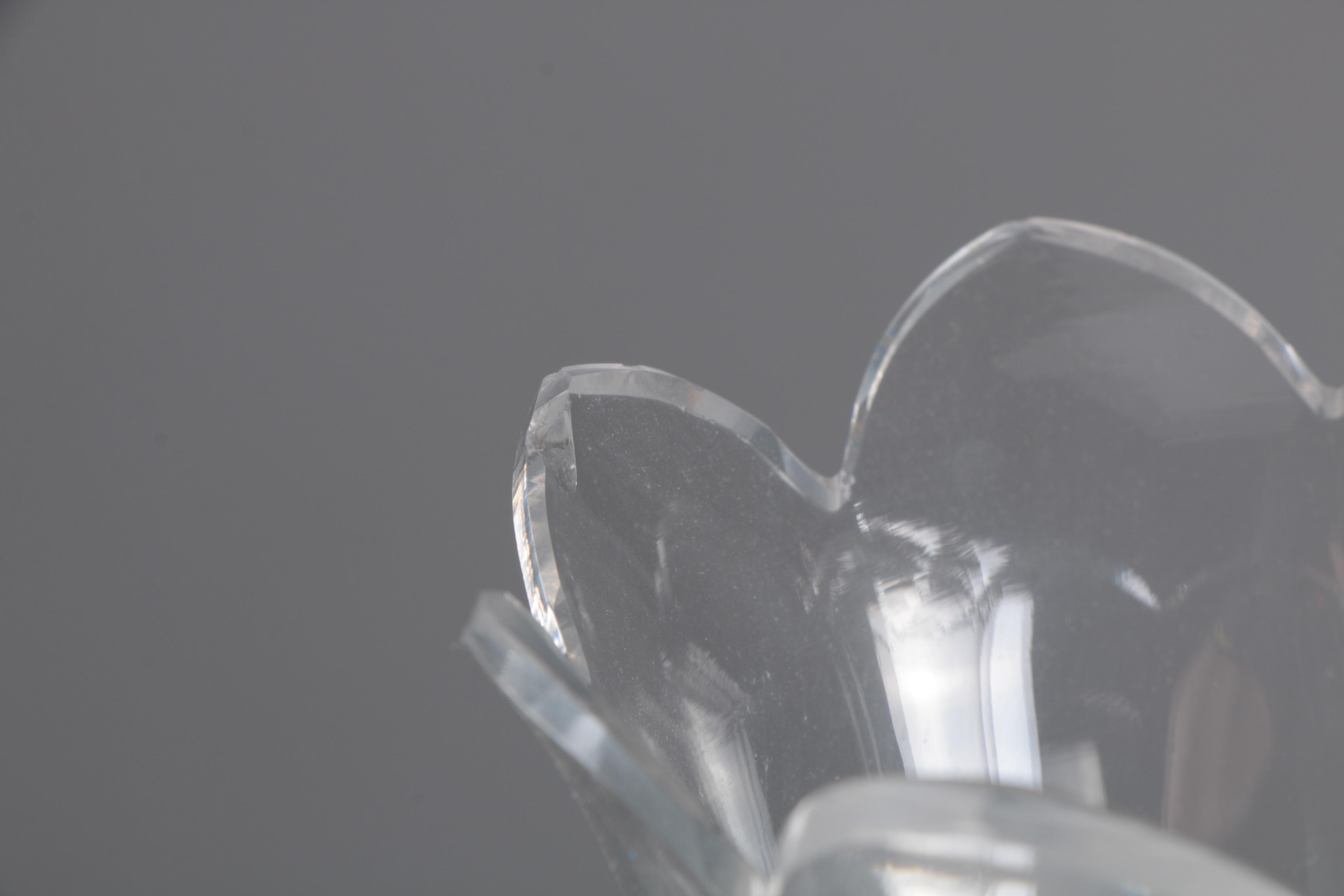 Pair of Victorian Glass Mantle Lusters with Cut Glass Hurricanes