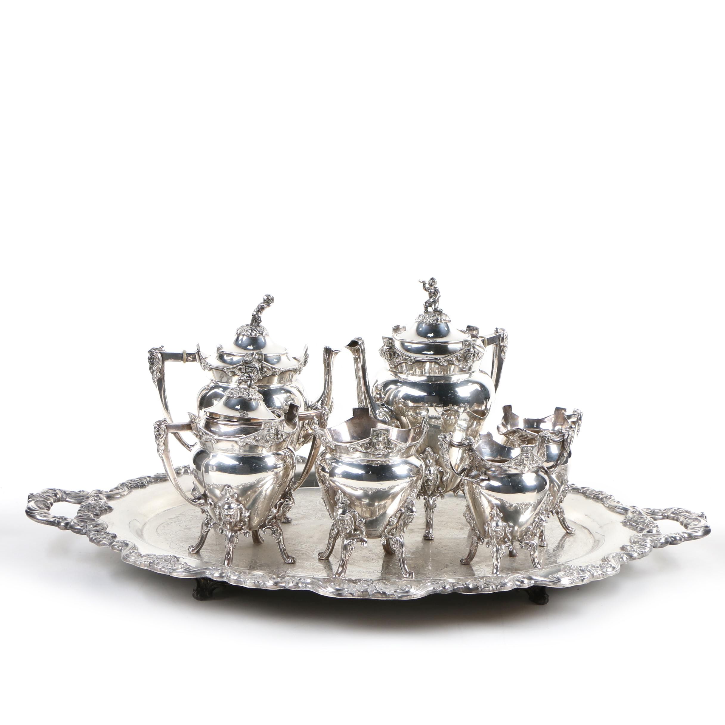Hall Elton & Co. Silver Plate Coffee Service
