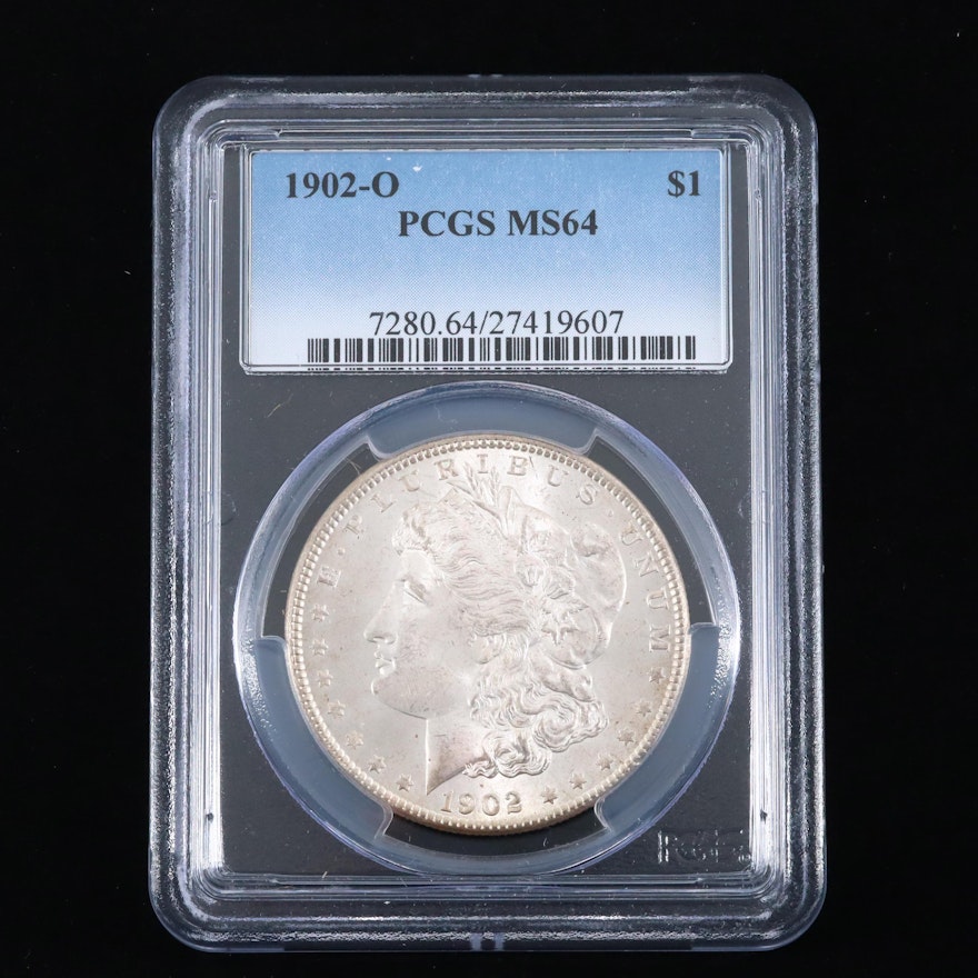 PCGS Graded MS64 1902-O Silver Morgan Dollar