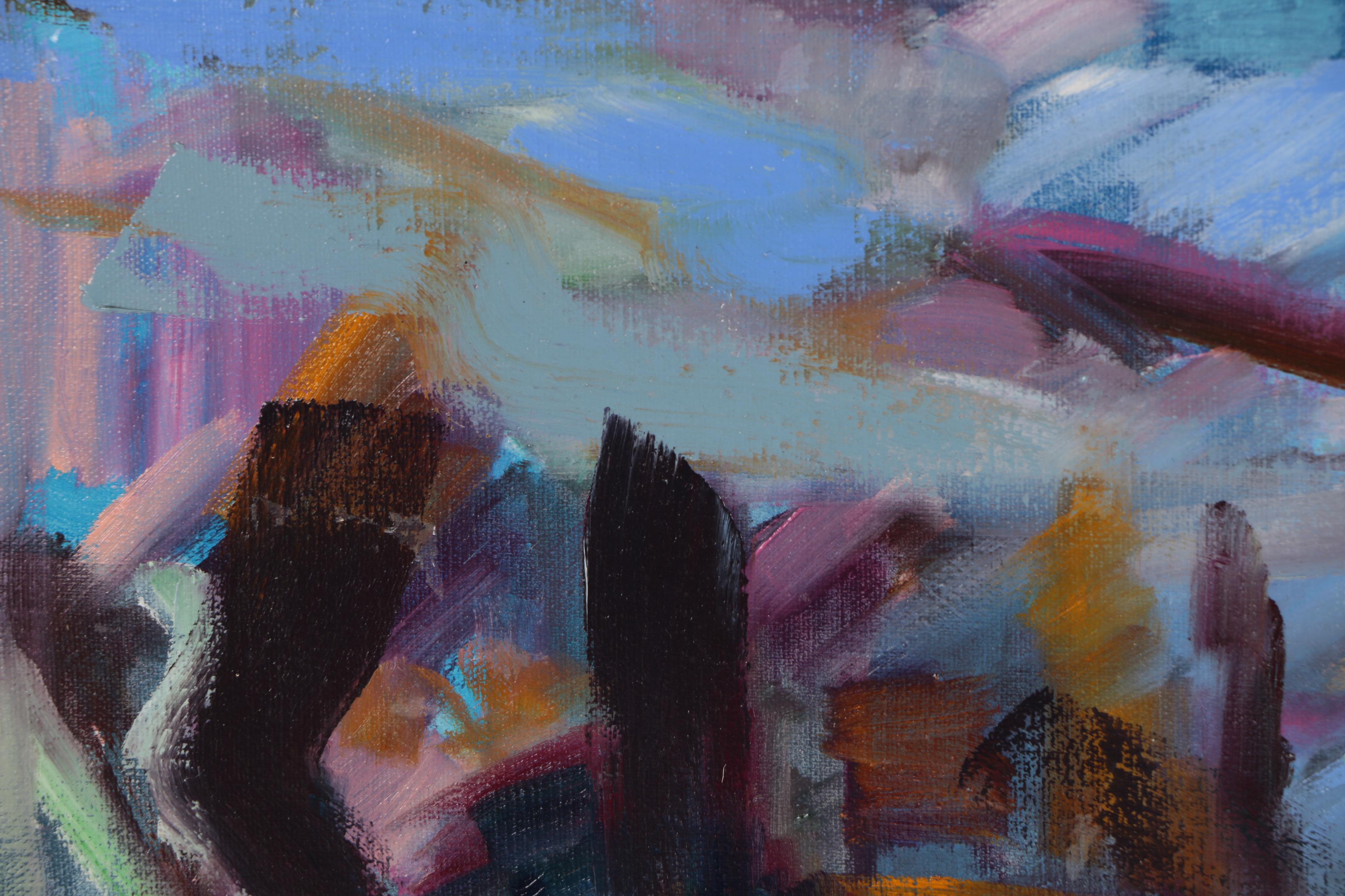 Jacques Colbert Abstract Oil Painting