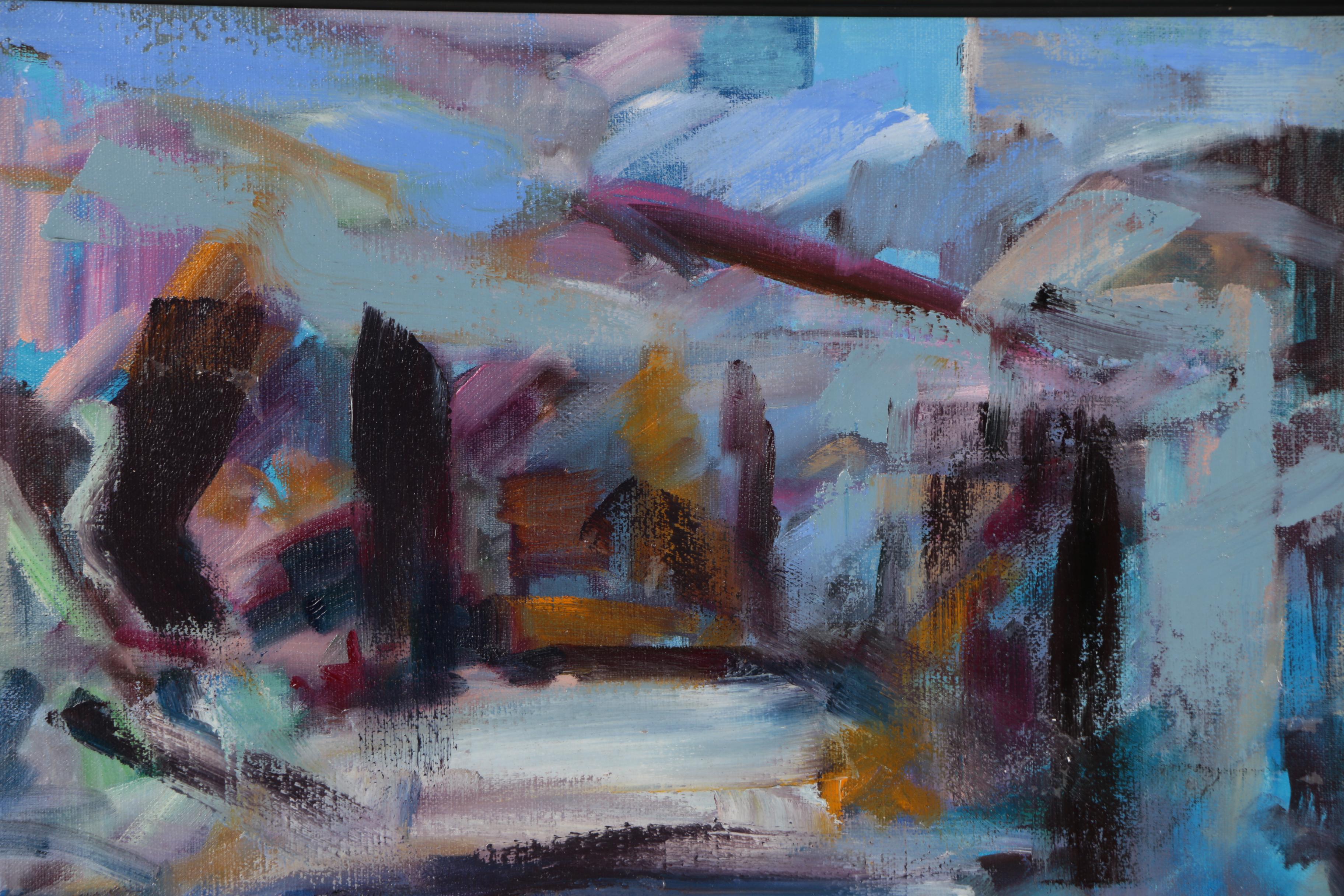 Jacques Colbert Abstract Oil Painting