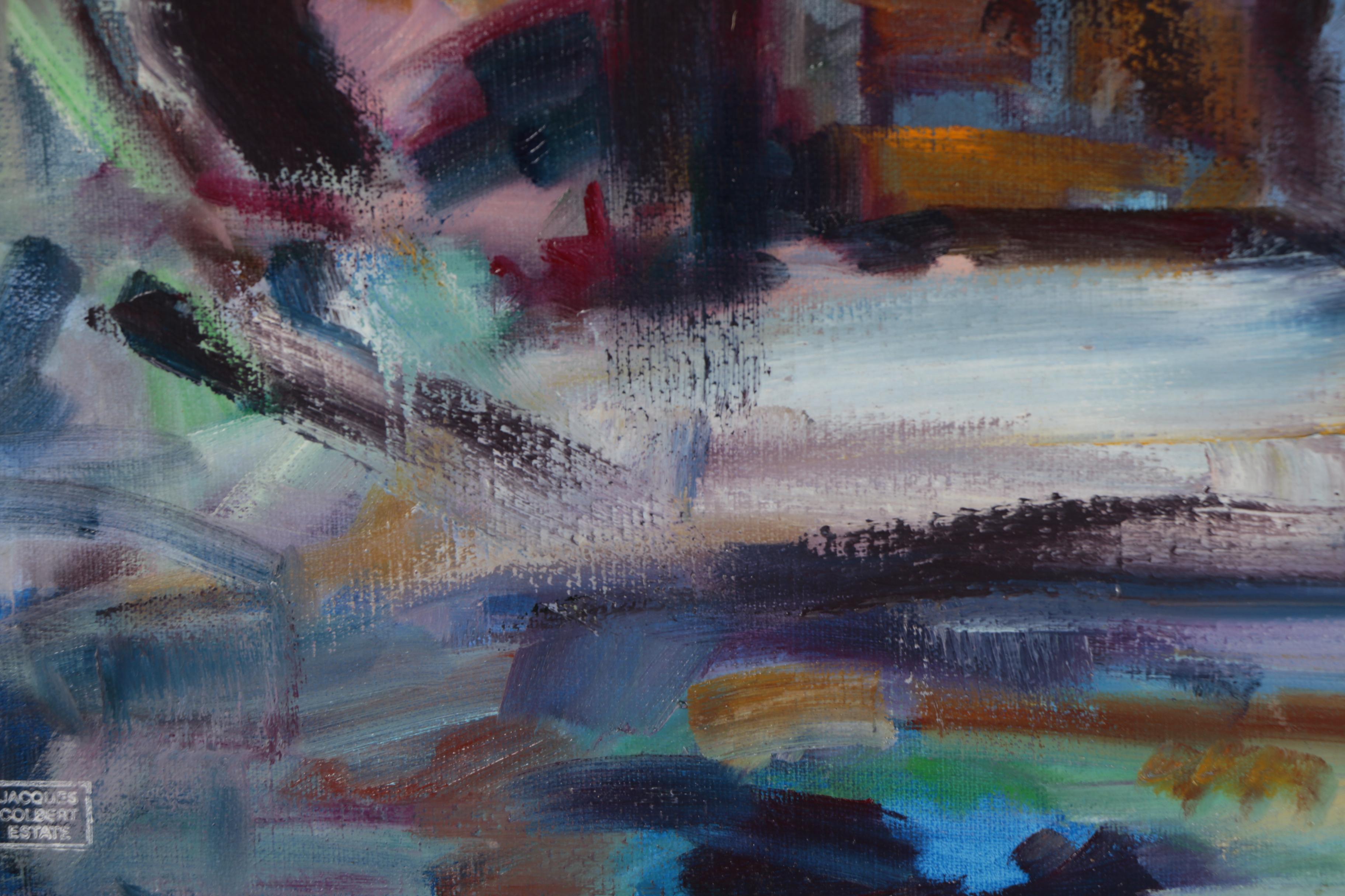 Jacques Colbert Abstract Oil Painting